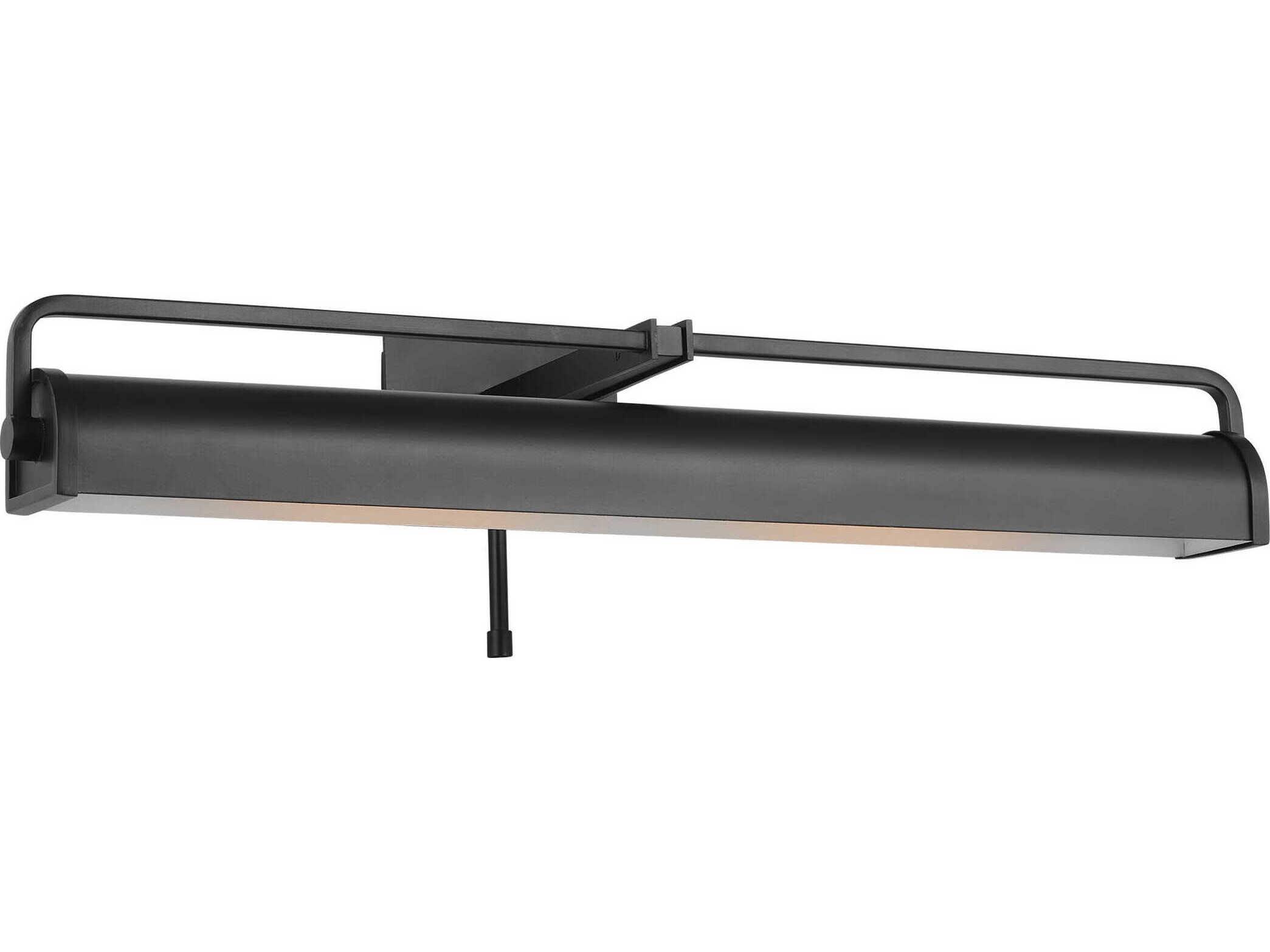 Visual Comfort Studio Leonard 2-Light Aged Iron Black Picture Light