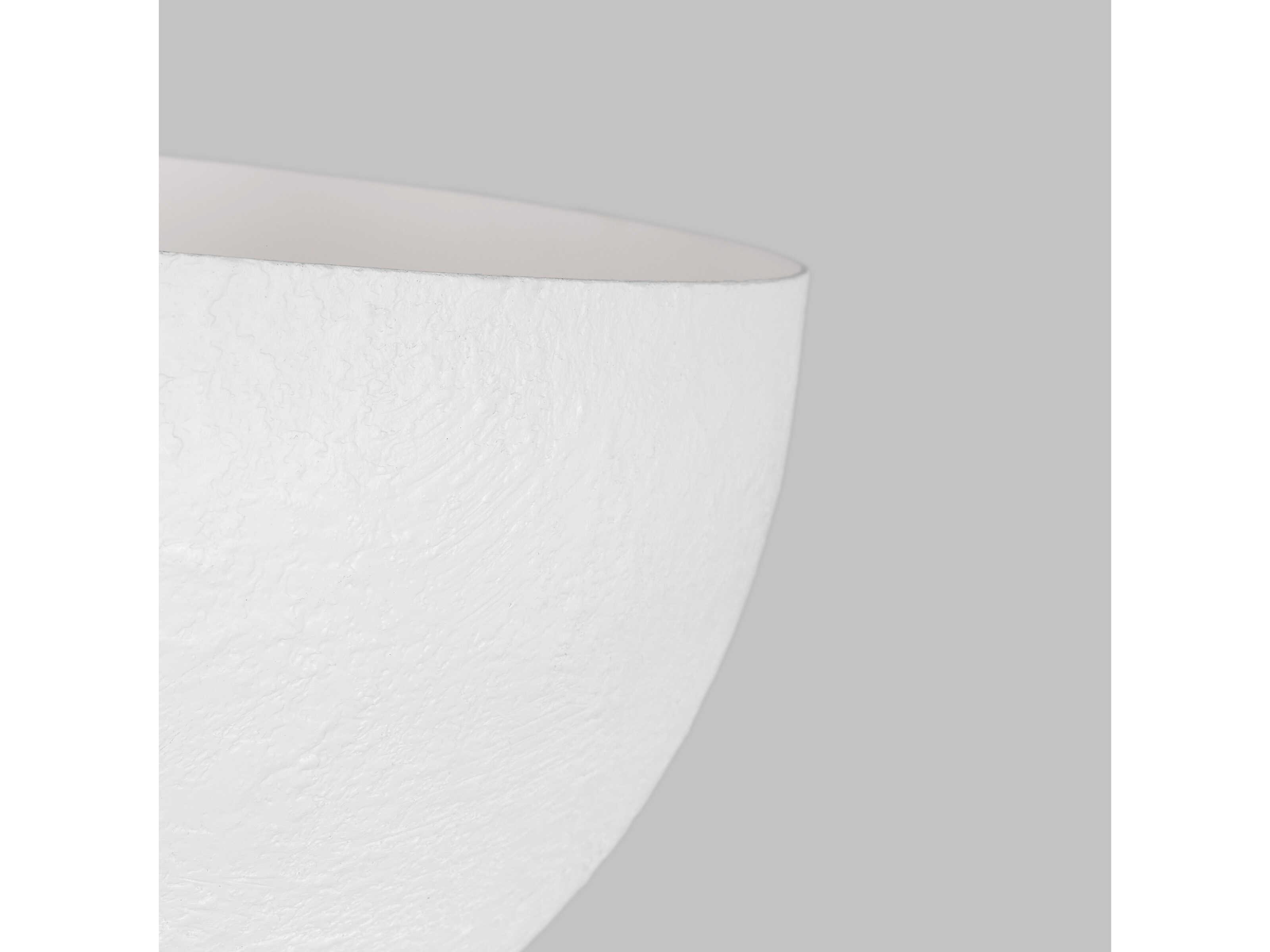 Visual Comfort Studio Beaunay 9-Light Cast Plaster White Geometric Pendant