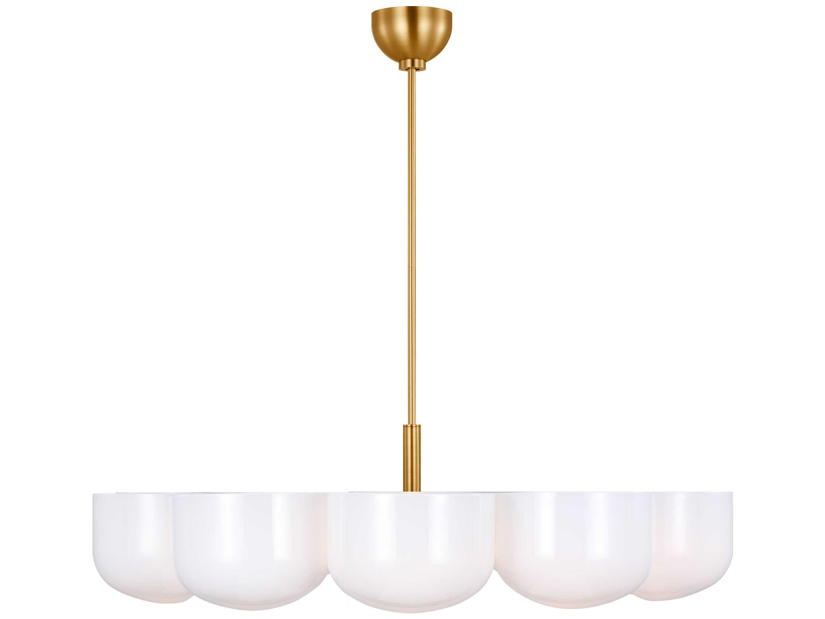 Visual Comfort Studio Cheverny 10-Light Burnished Brass Chandelier