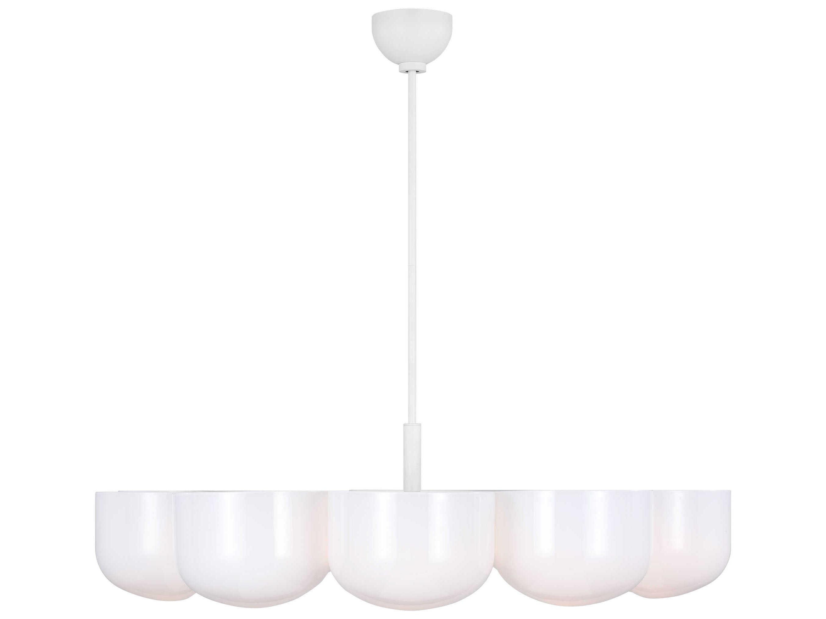 Visual Comfort Studio Cheverny 10-Light Matte White Chandelier