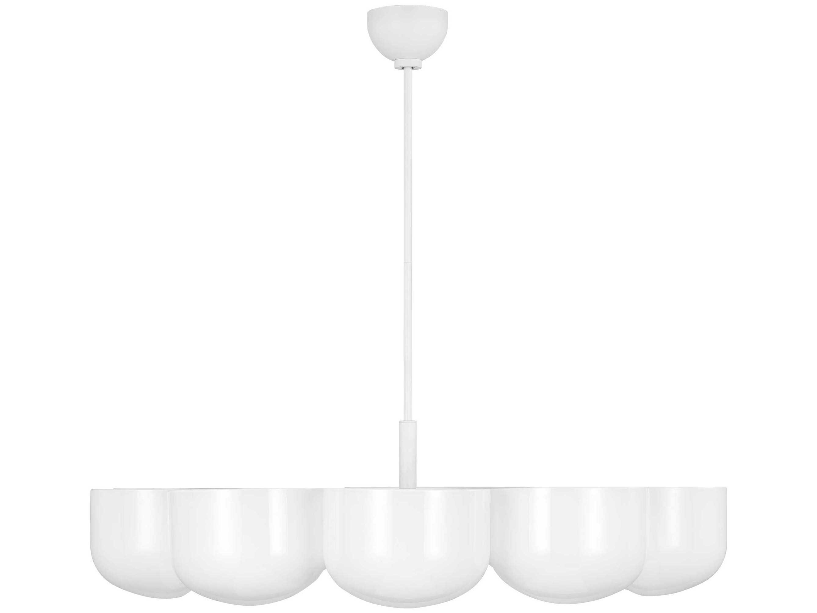 Visual Comfort Studio Cheverny 10-Light Matte White Chandelier