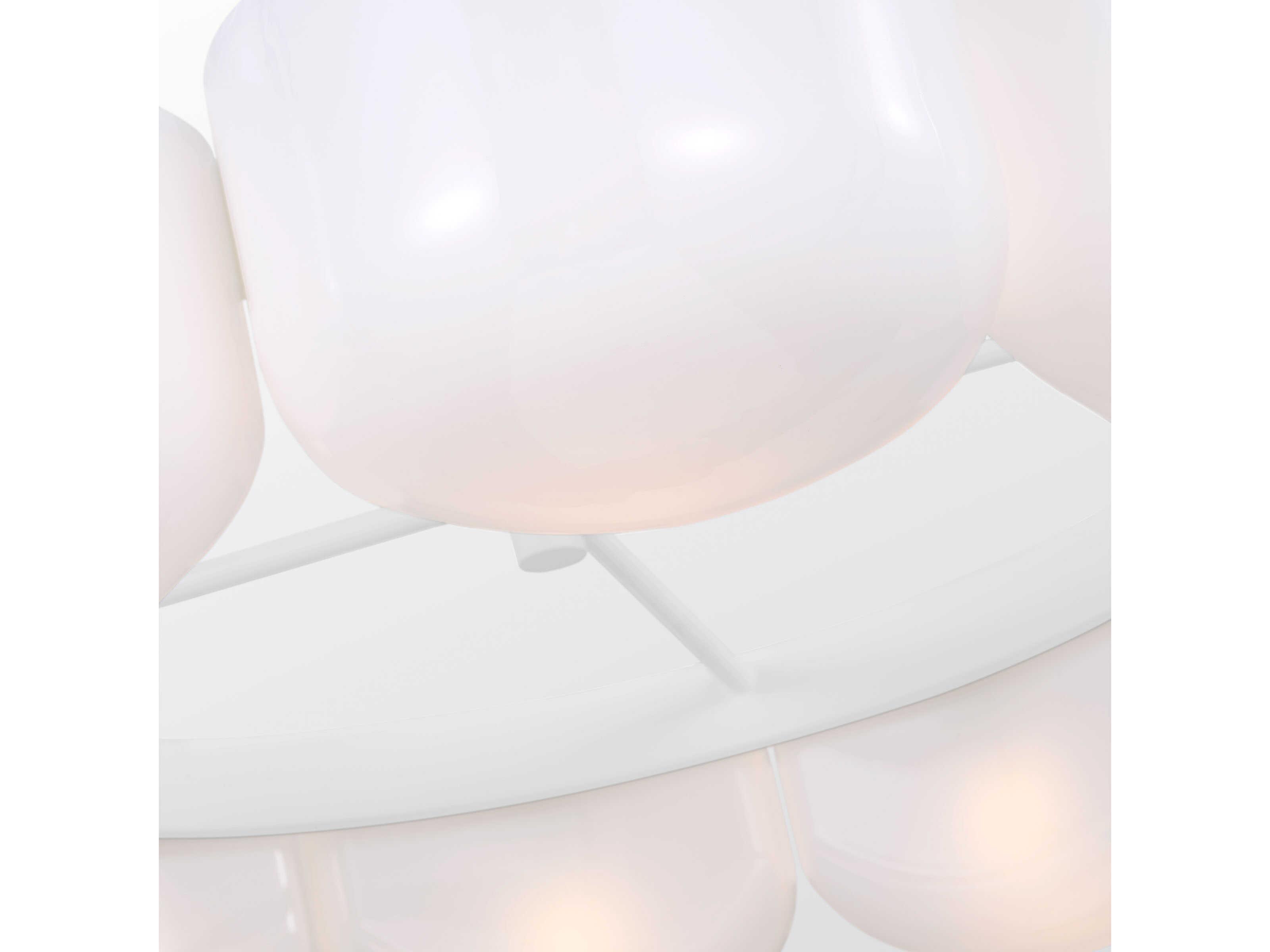 Visual Comfort Studio Cheverny 10-Light Matte White Chandelier