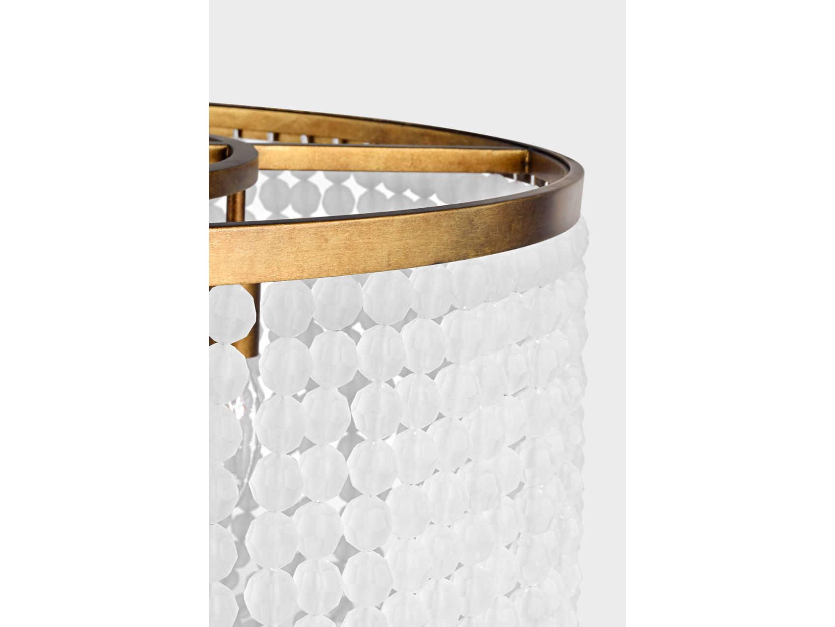 Visual Comfort Studio Bellecour 8-Light Vintage Gild Gold Candelabra Chandelier