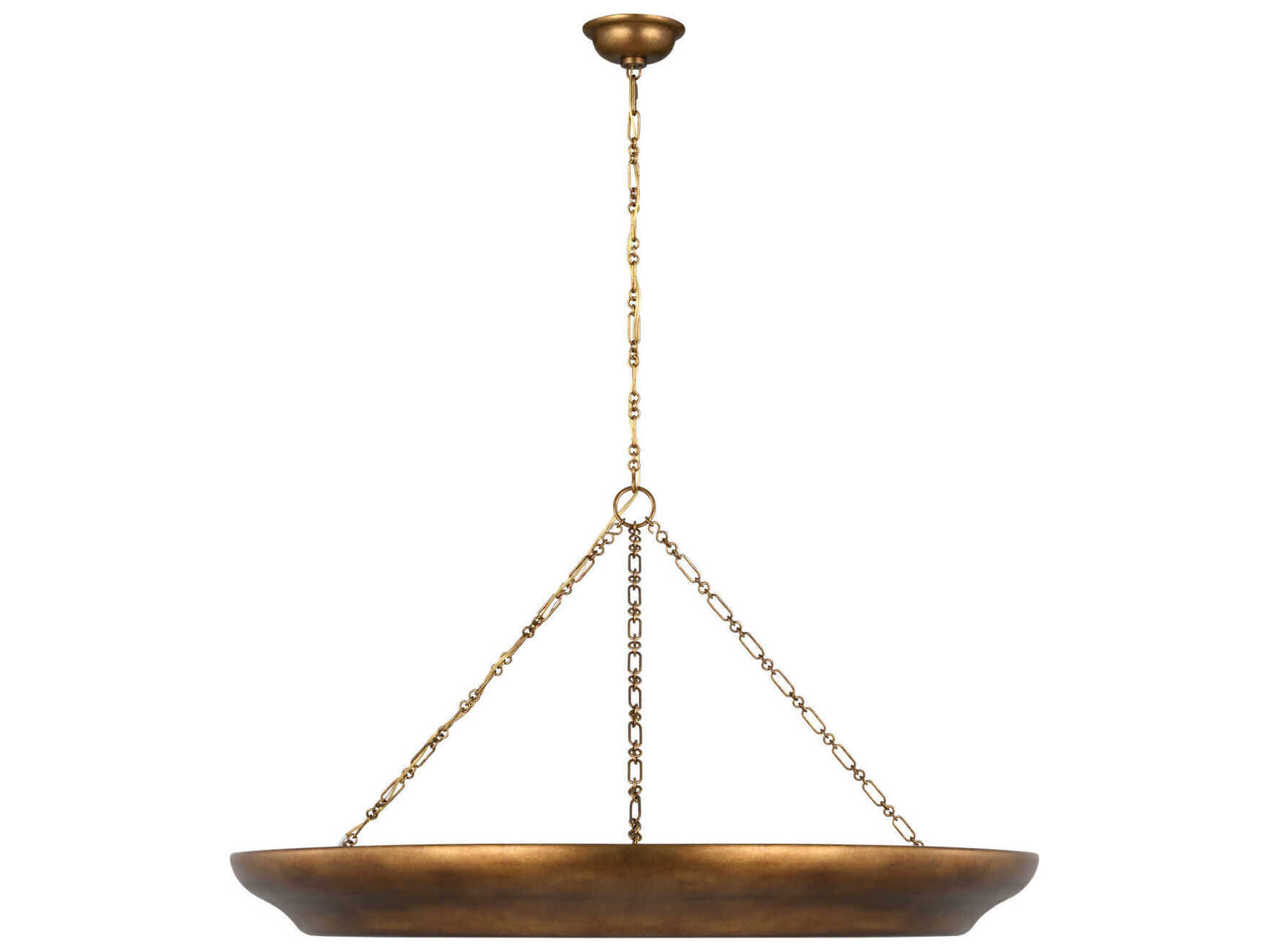 Visual Comfort Studio Lenoir Vintage Gild Gold Round Chandelier