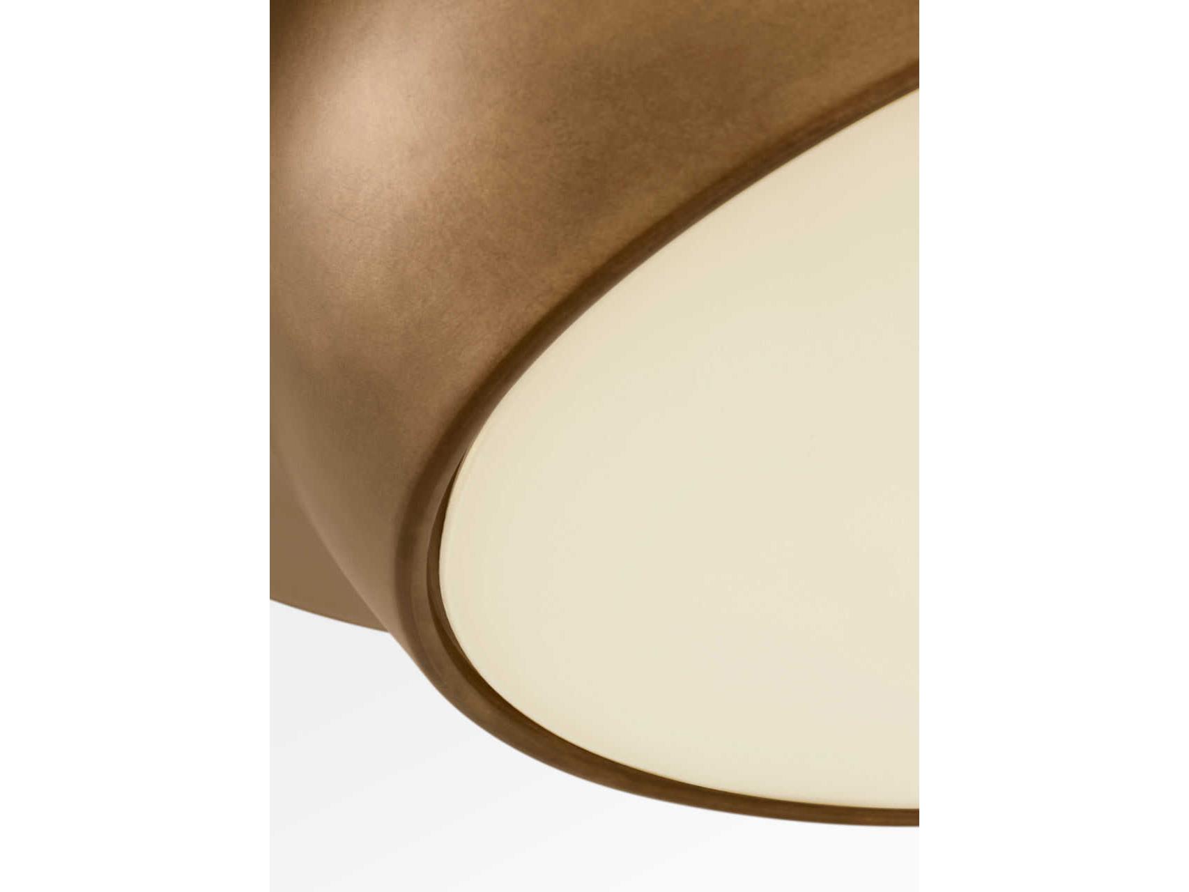 Visual Comfort Studio Solene 10-Light Vintage Gild Brass Dome Pendant