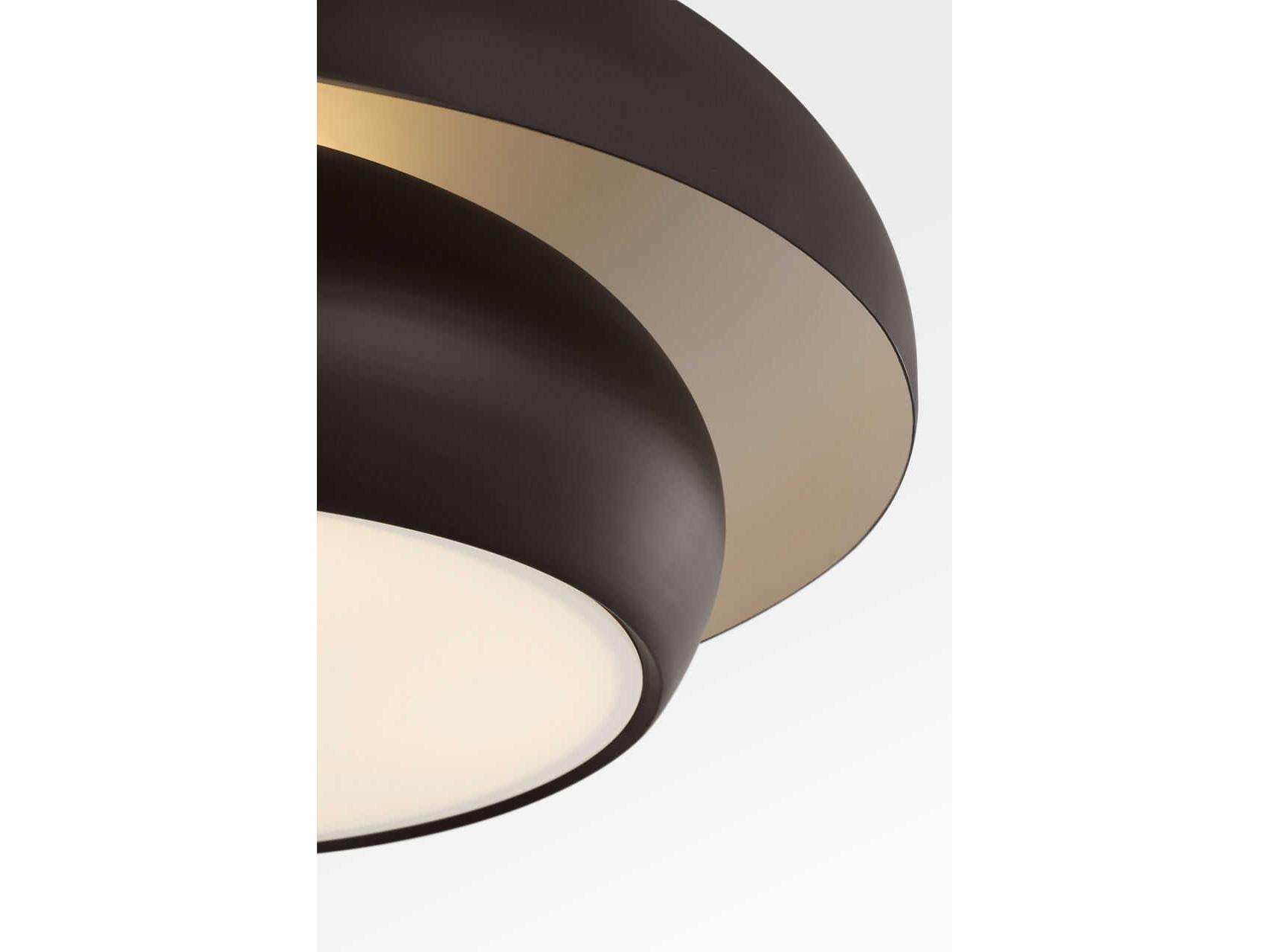 Visual Comfort Studio Solene 8-Light Aged Iron Black Dome Pendant