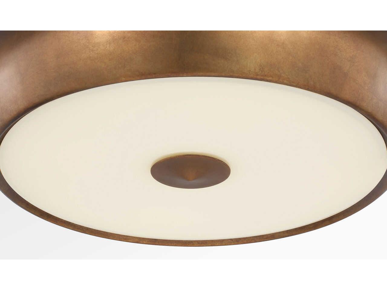 Visual Comfort Studio Solene 8-Light Vintage Gild Brass Dome Pendant