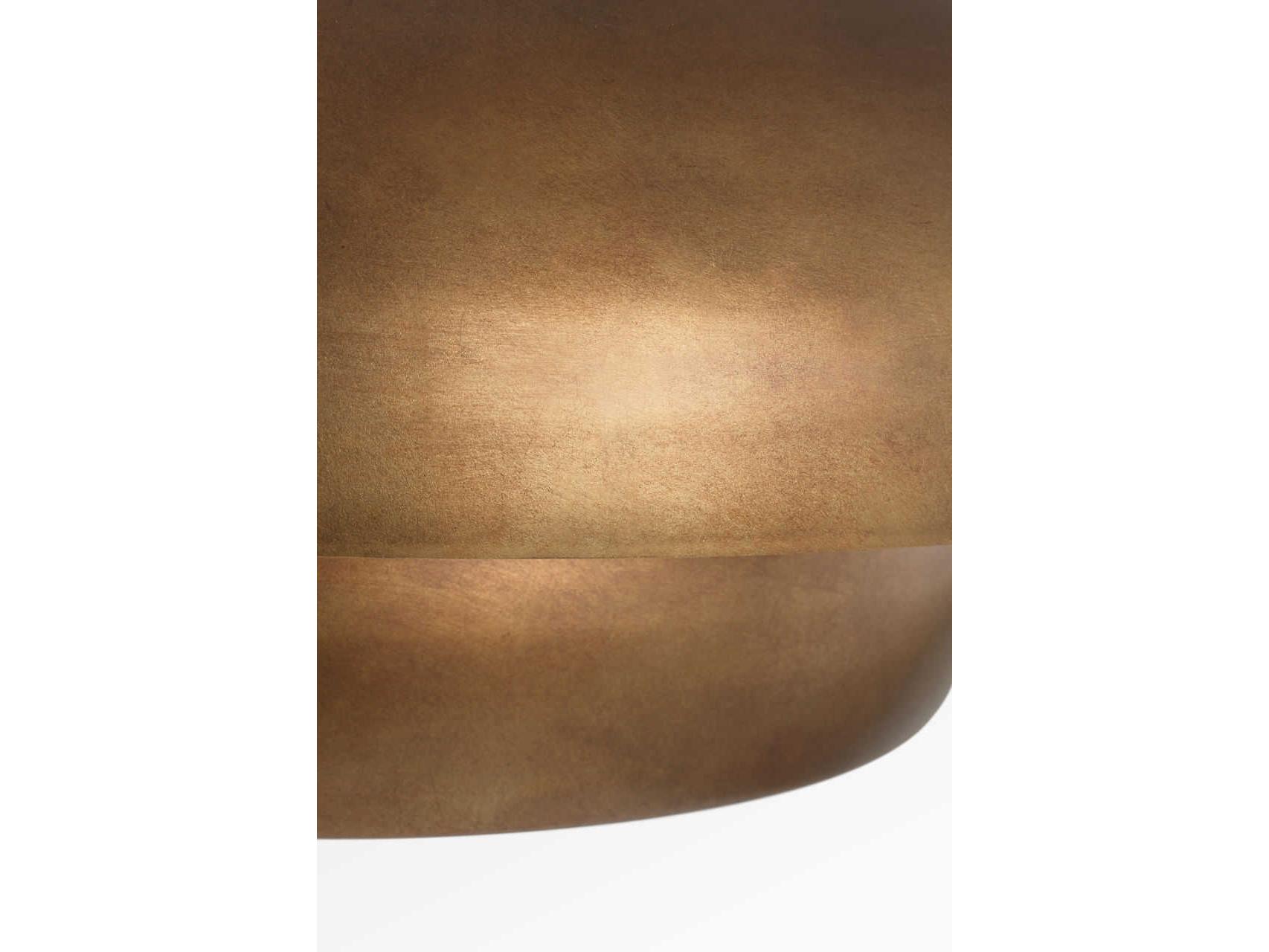 Visual Comfort Studio Solene 8-Light Vintage Gild Brass Dome Pendant