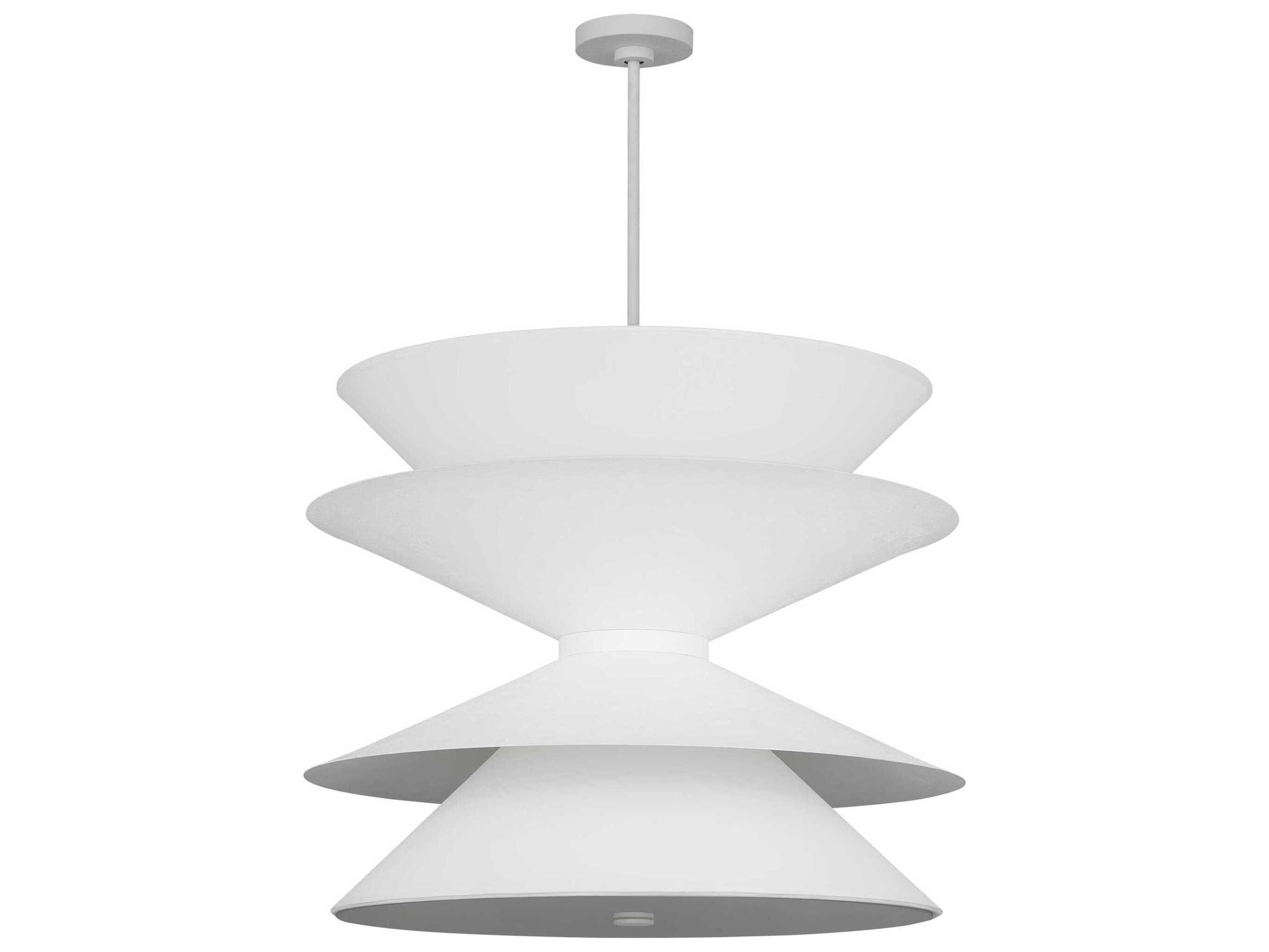 Visual Comfort Studio Chambord 12-Light Cast Plaster White Pendant