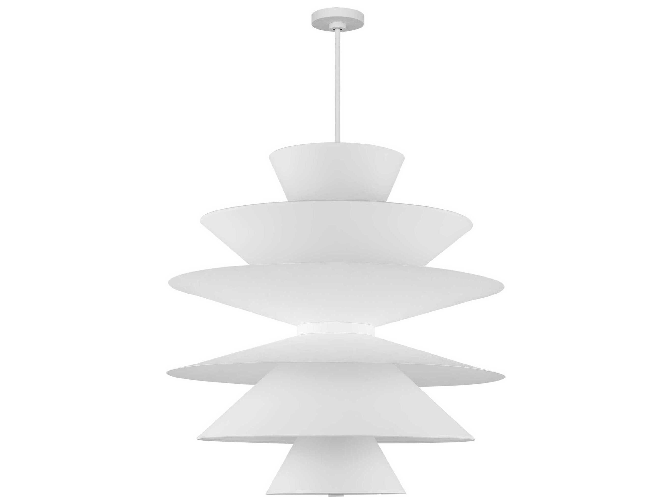 Visual Comfort Studio Chambord 16-Light Cast Plaster White Pendant
