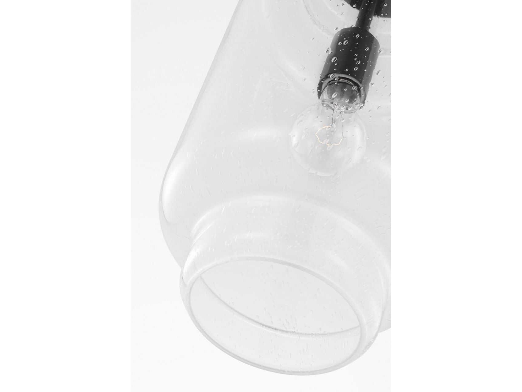 Visual Comfort Studio Nodier 1-Light Aged Iron Black Cylinder Mini Pendant