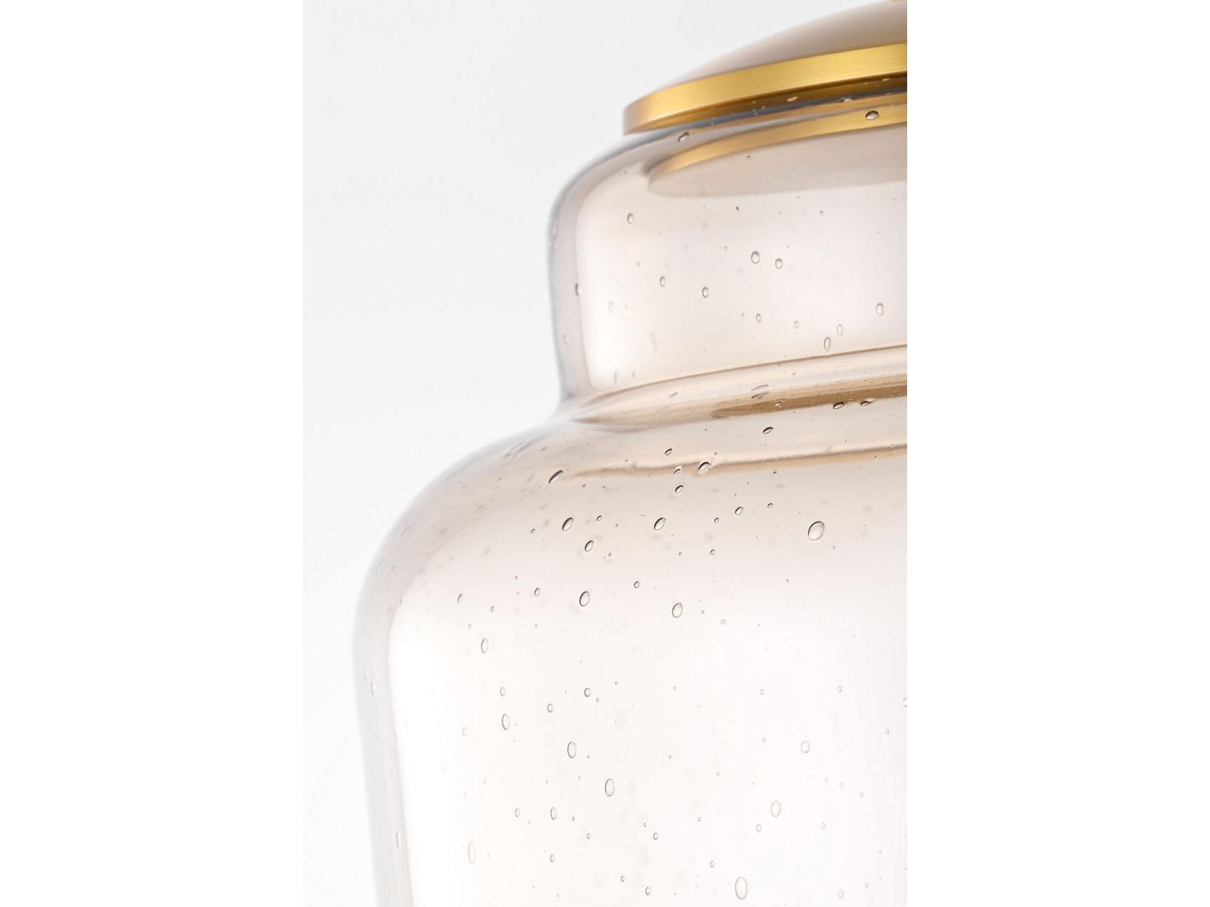 Visual Comfort Studio Nodier 1-Light Burnished Brass Cylinder Mini Pendant