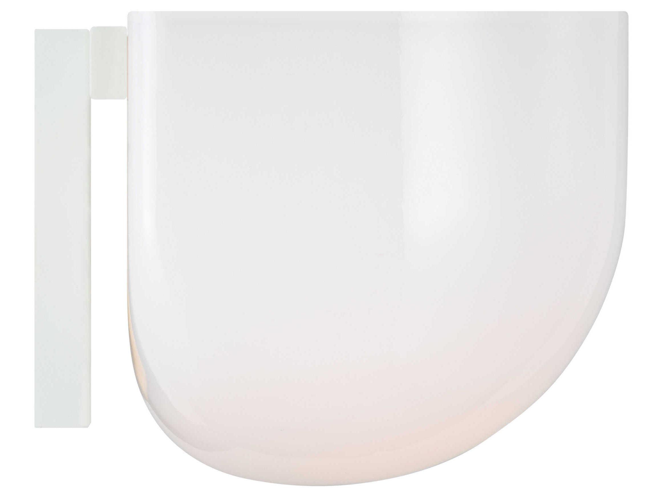 Visual Comfort Studio Cheverny 1-Light Matte White Wall Sconce