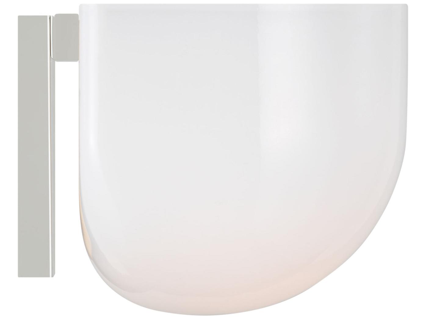 Visual Comfort Studio Cheverny 1-Light Polished Nickel Wall Sconce