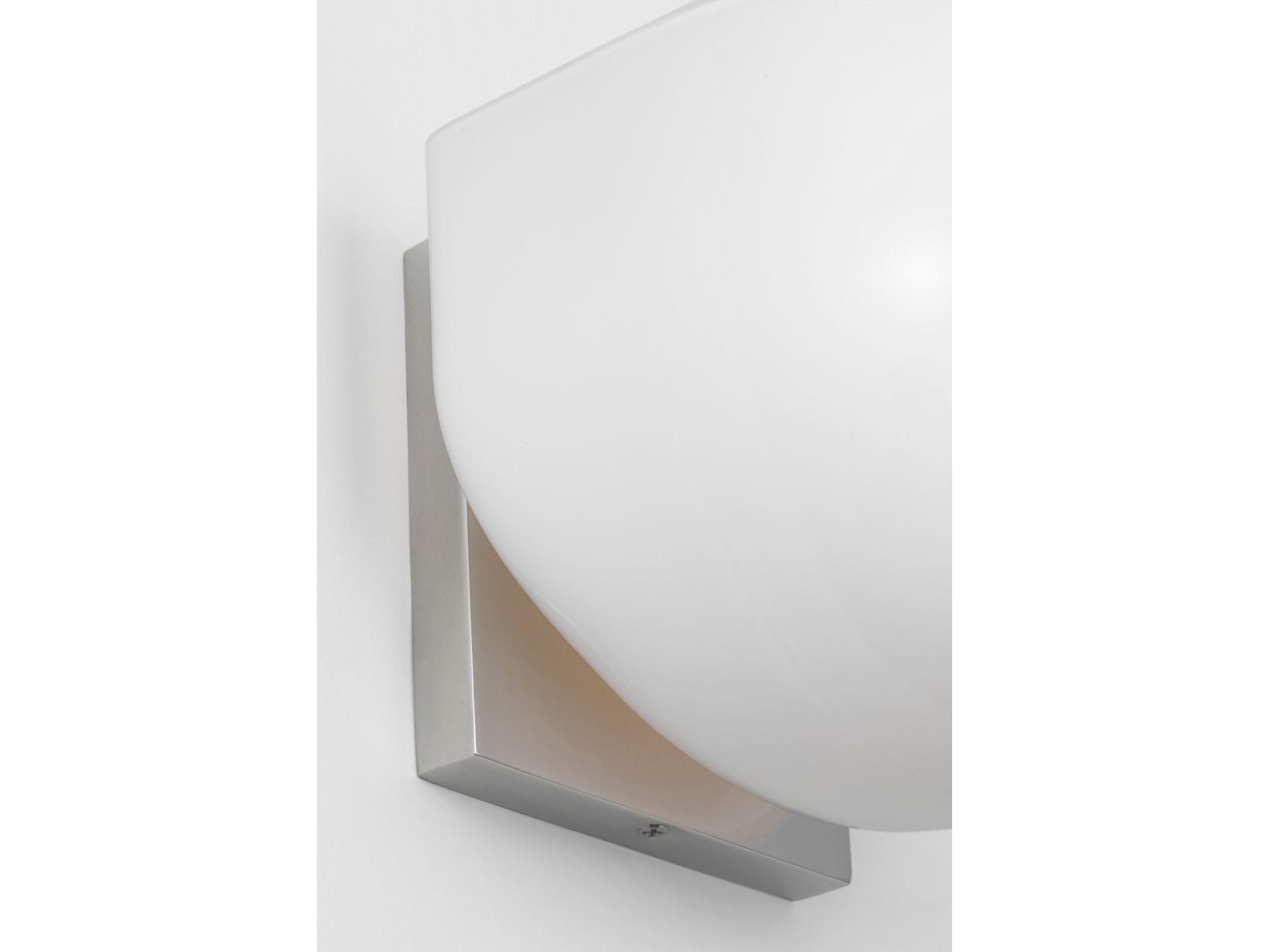 Visual Comfort Studio Cheverny 1-Light Polished Nickel Wall Sconce