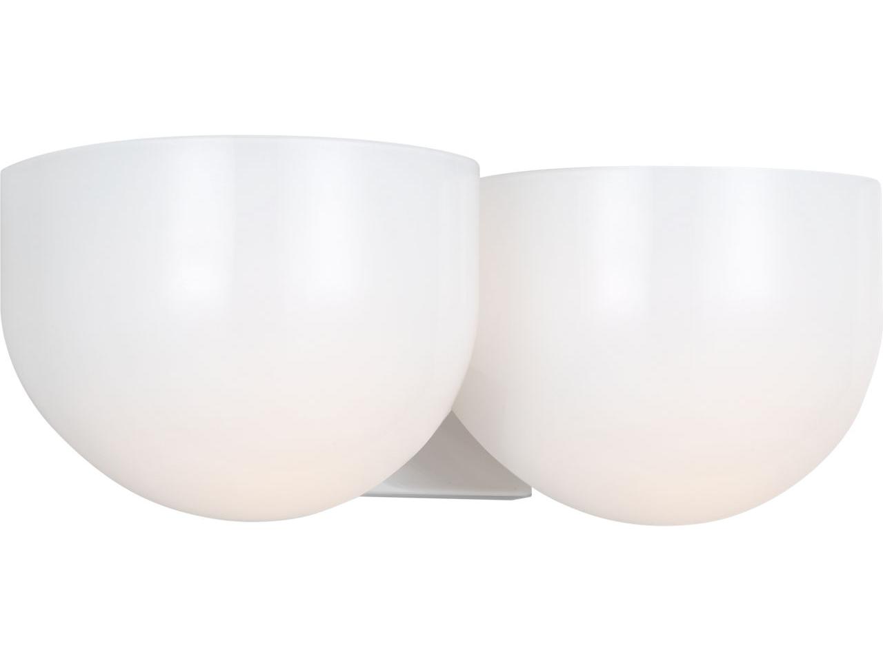 Visual Comfort Studio Cheverny 2-Light Polished Nickel Vanity Light