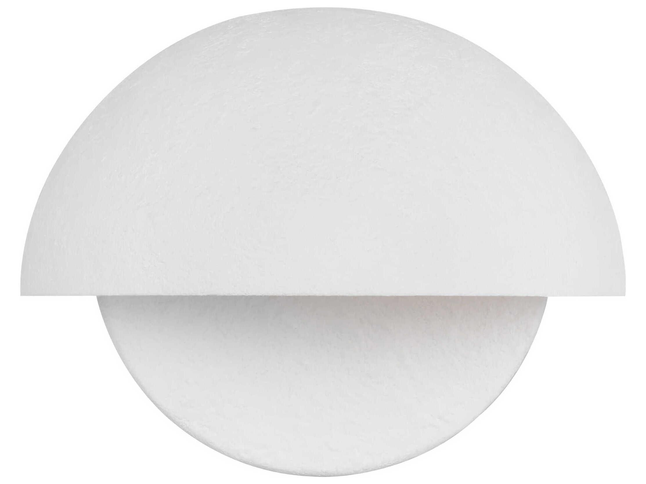 Visual Comfort Studio Beaunay 1-Light Cast Plaster White Wall Sconce
