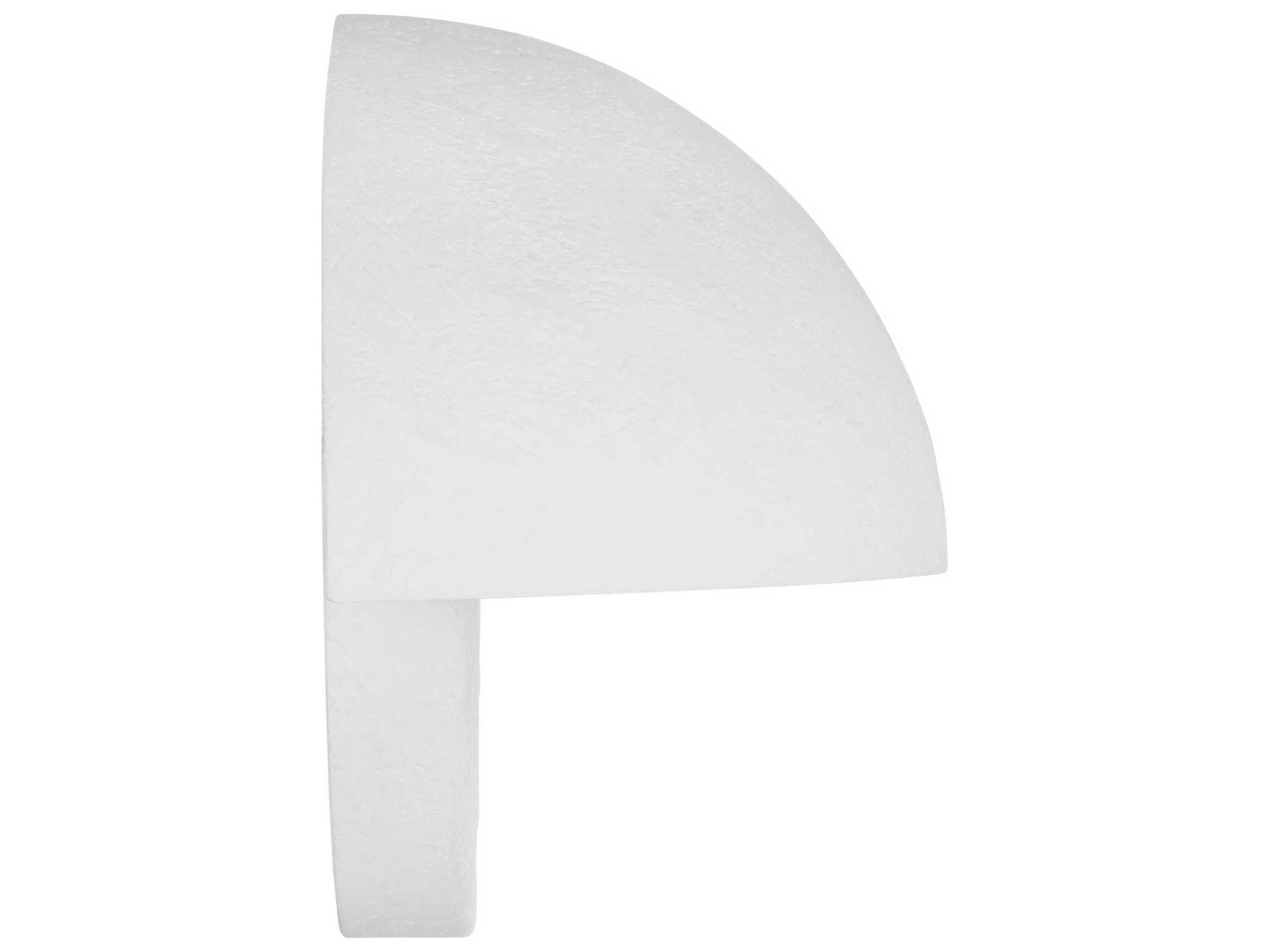 Visual Comfort Studio Beaunay 1-Light Cast Plaster White Wall Sconce