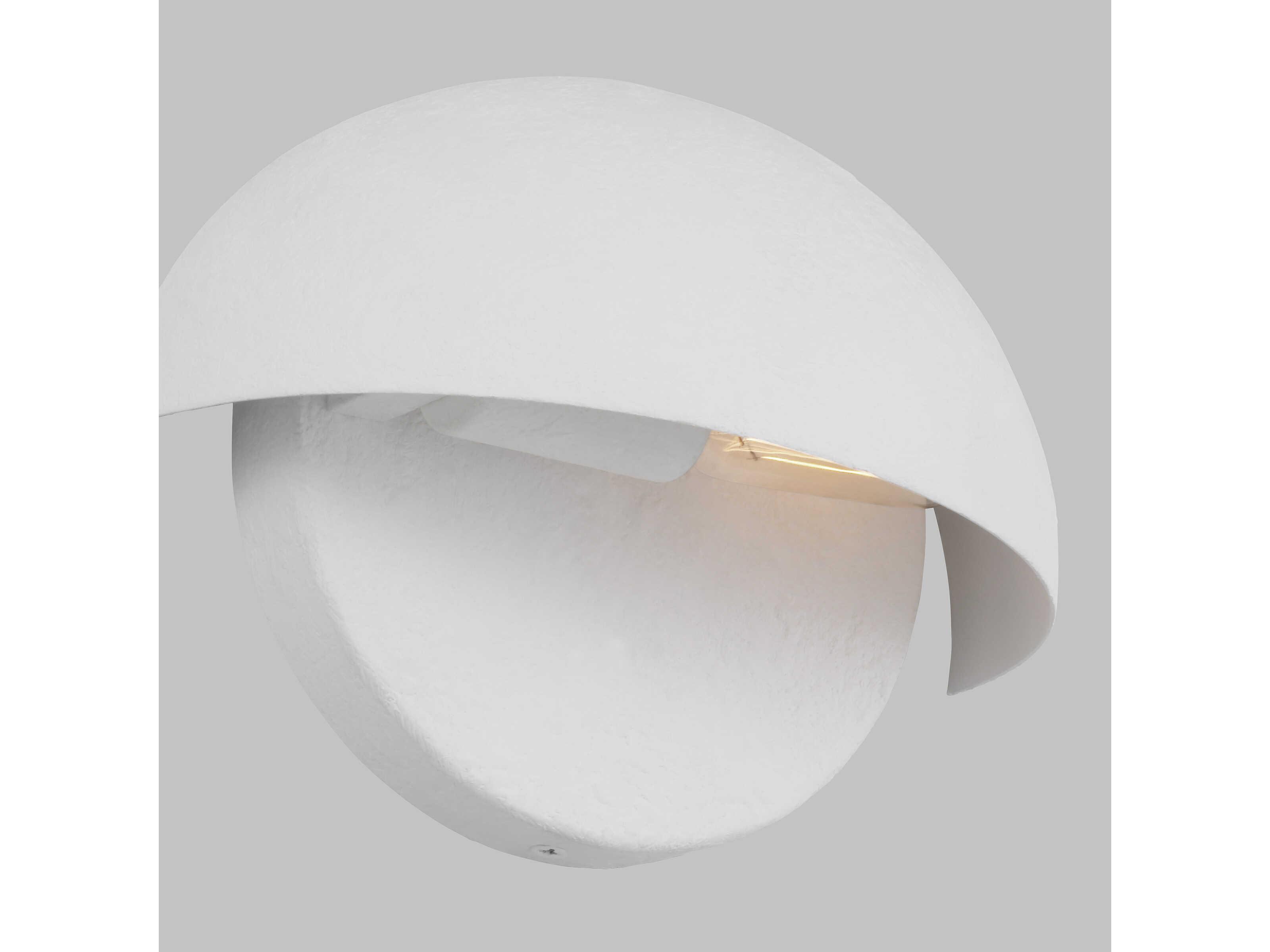 Visual Comfort Studio Beaunay 1-Light Cast Plaster White Wall Sconce
