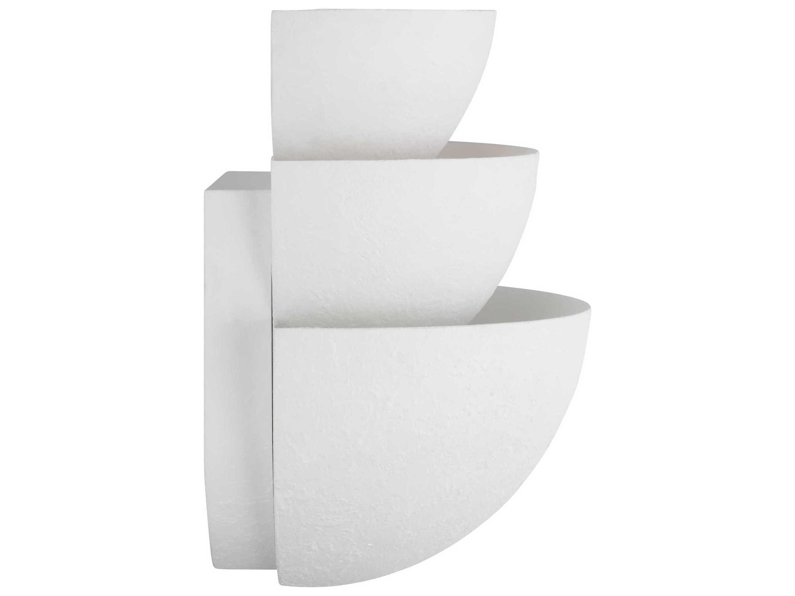 Visual Comfort Studio Beaunay 1-Light Cast Plaster White Wall Sconce