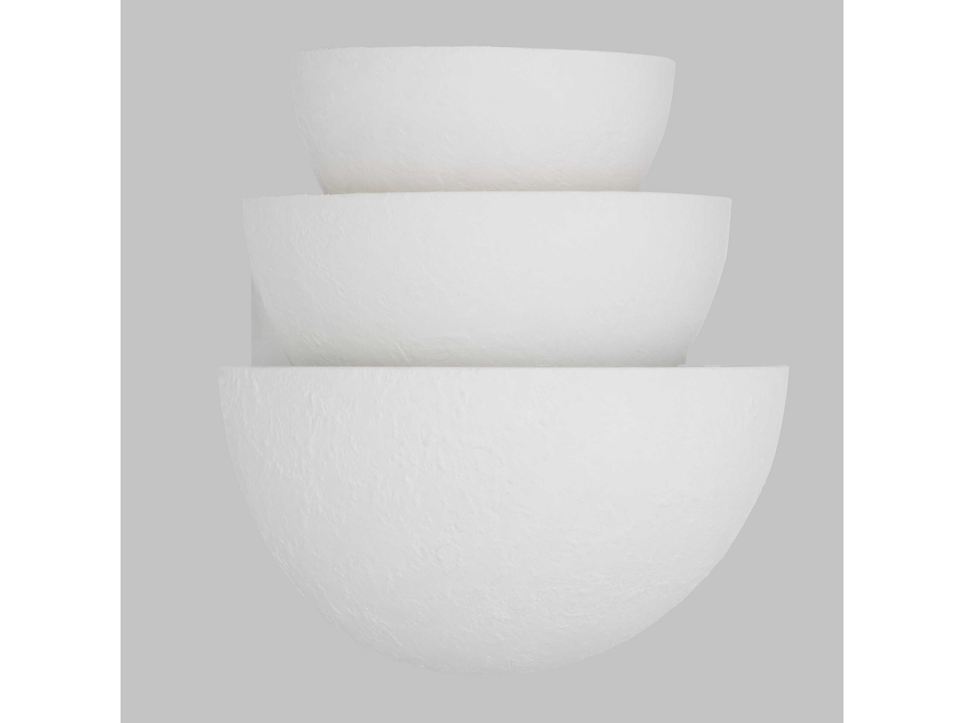 Visual Comfort Studio Beaunay 1-Light Cast Plaster White Wall Sconce