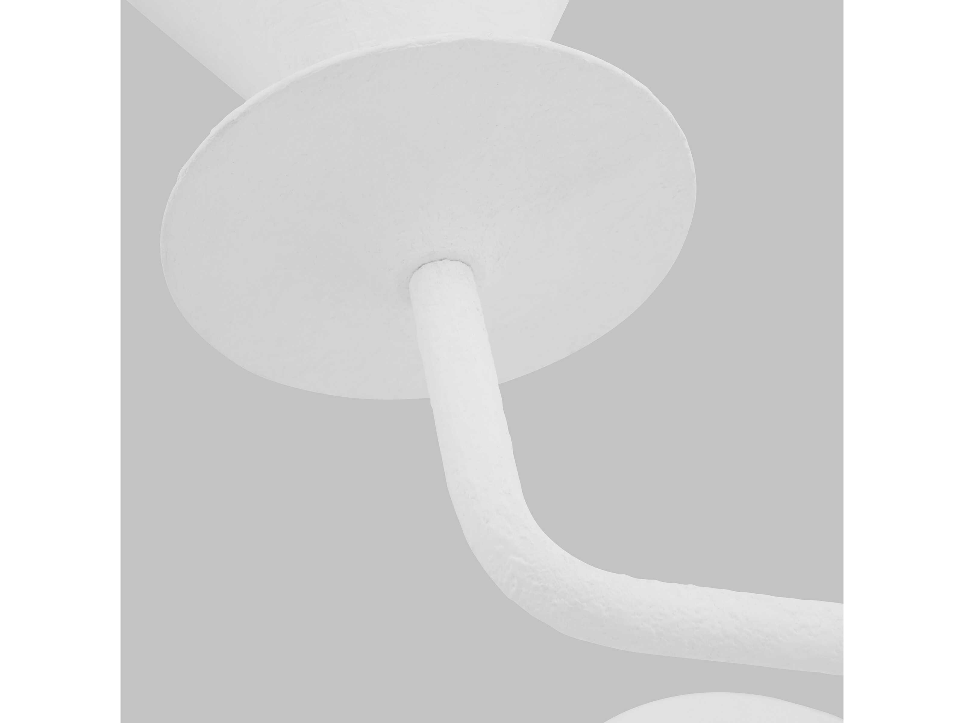 Visual Comfort Studio Cornet 2-Light Cast Plaster White Vanity Light