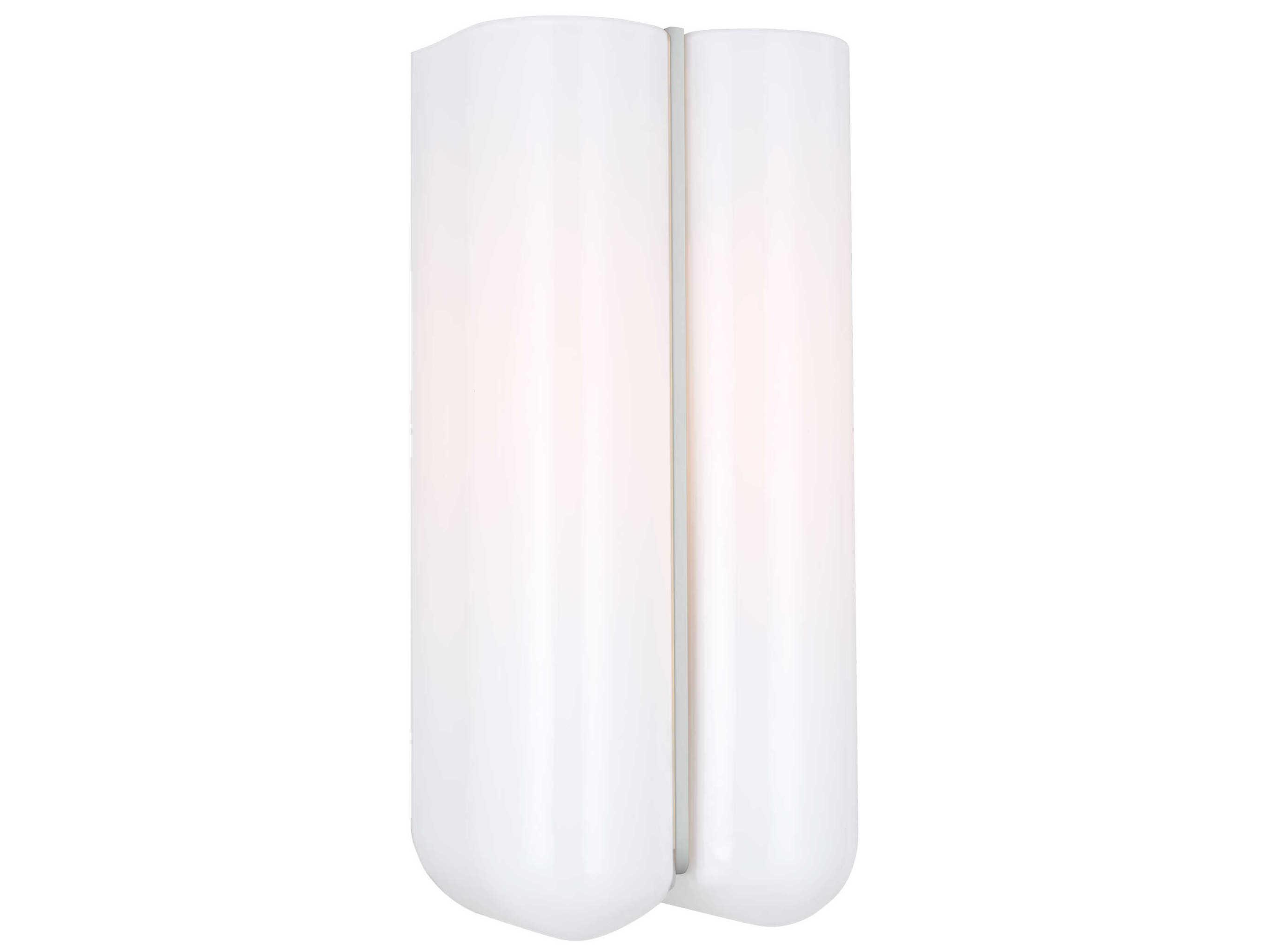 Visual Comfort Studio Cheverny 1-Light Matte White Wall Sconce