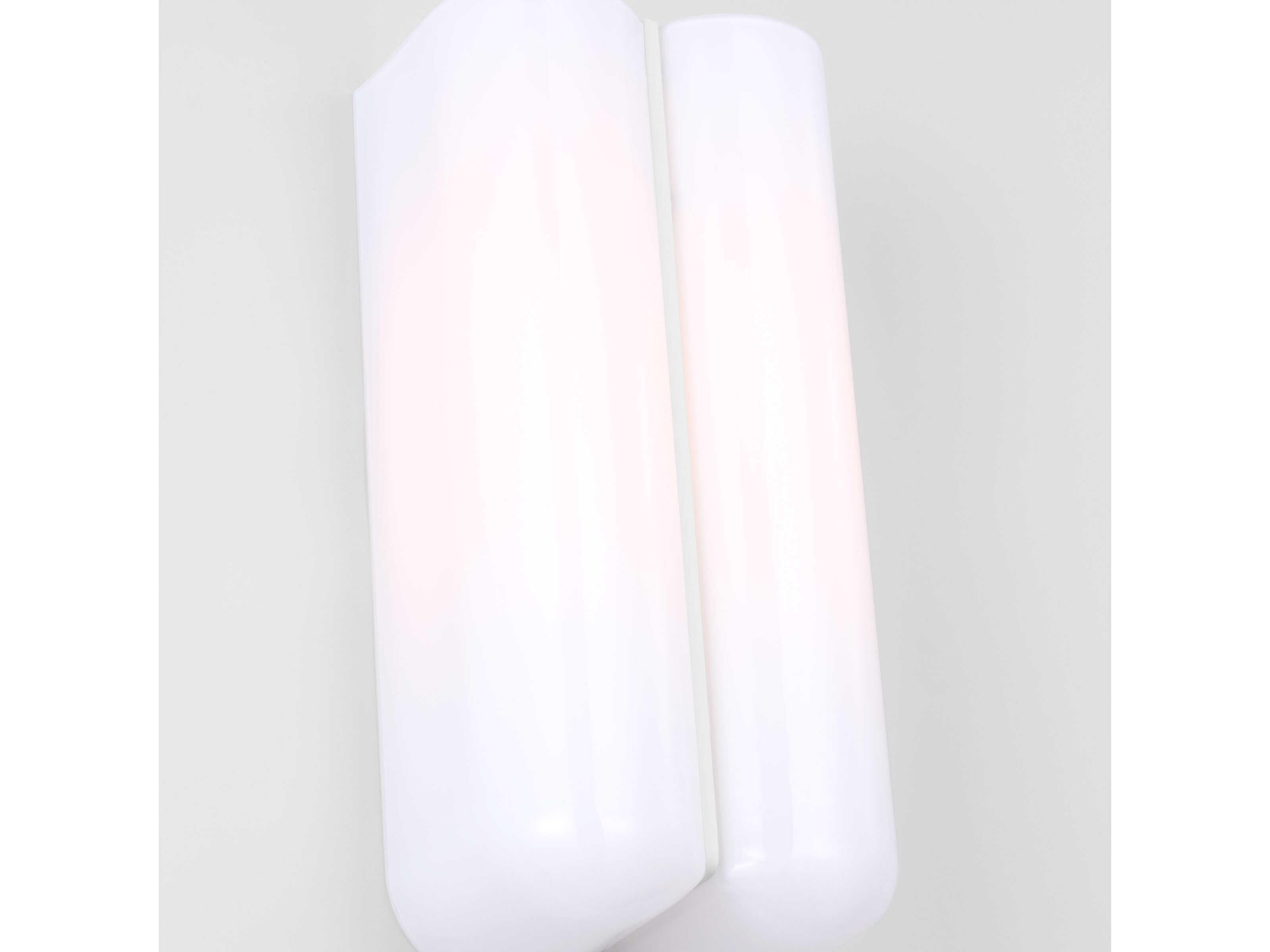 Visual Comfort Studio Cheverny 1-Light Matte White Wall Sconce
