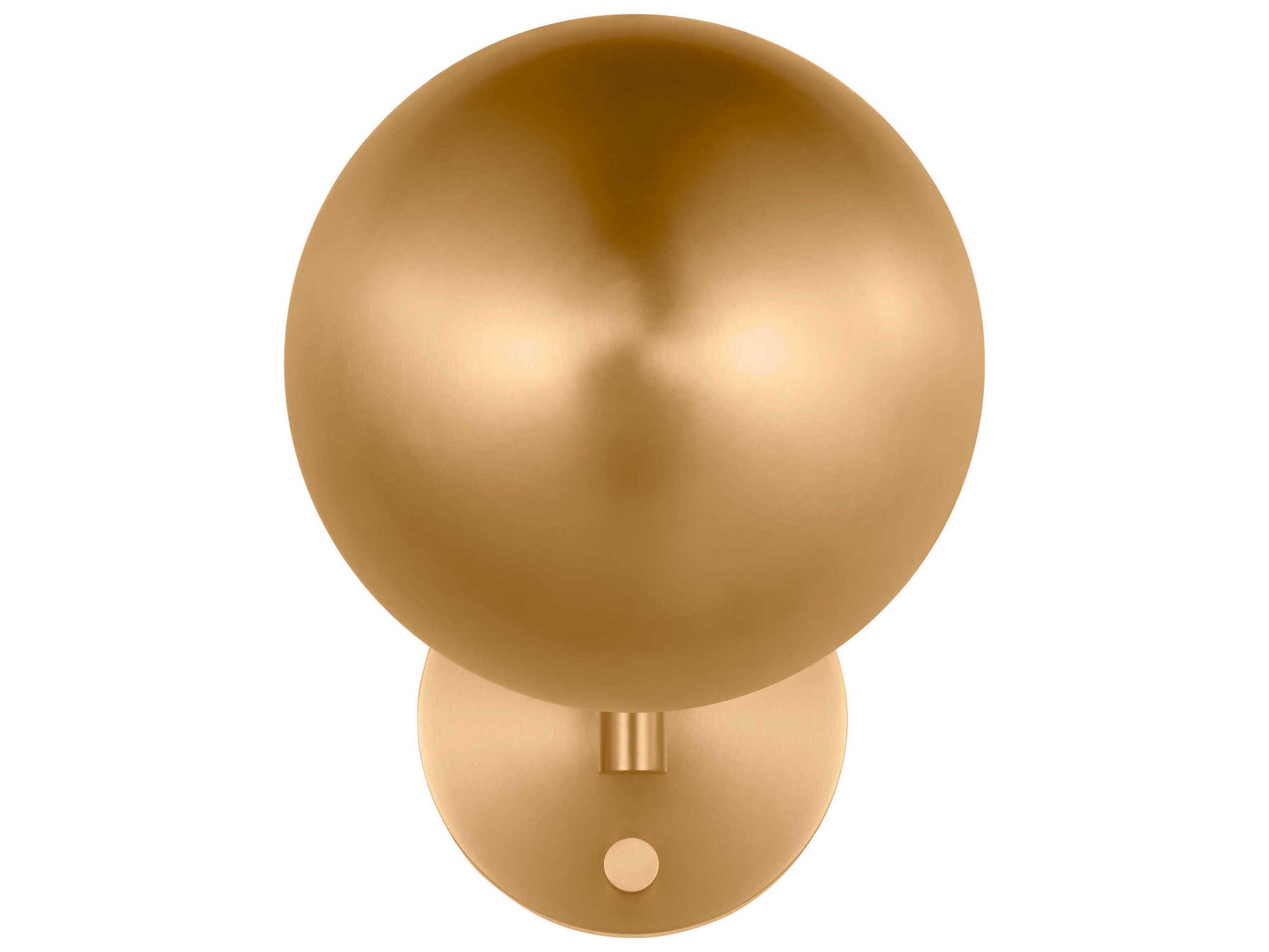 Visual Comfort Studio Balleroy 1-Light Burnished Brass Wall Sconce