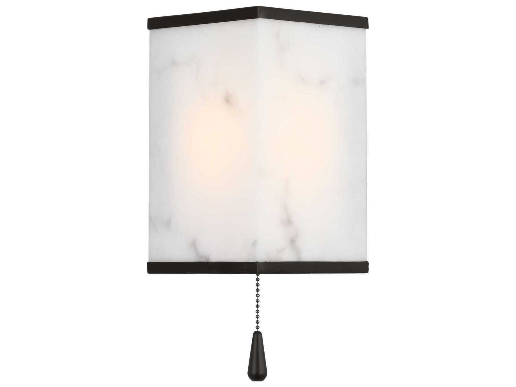 Visual Comfort Studio Cleor Aged Iron Black Wall Sconce