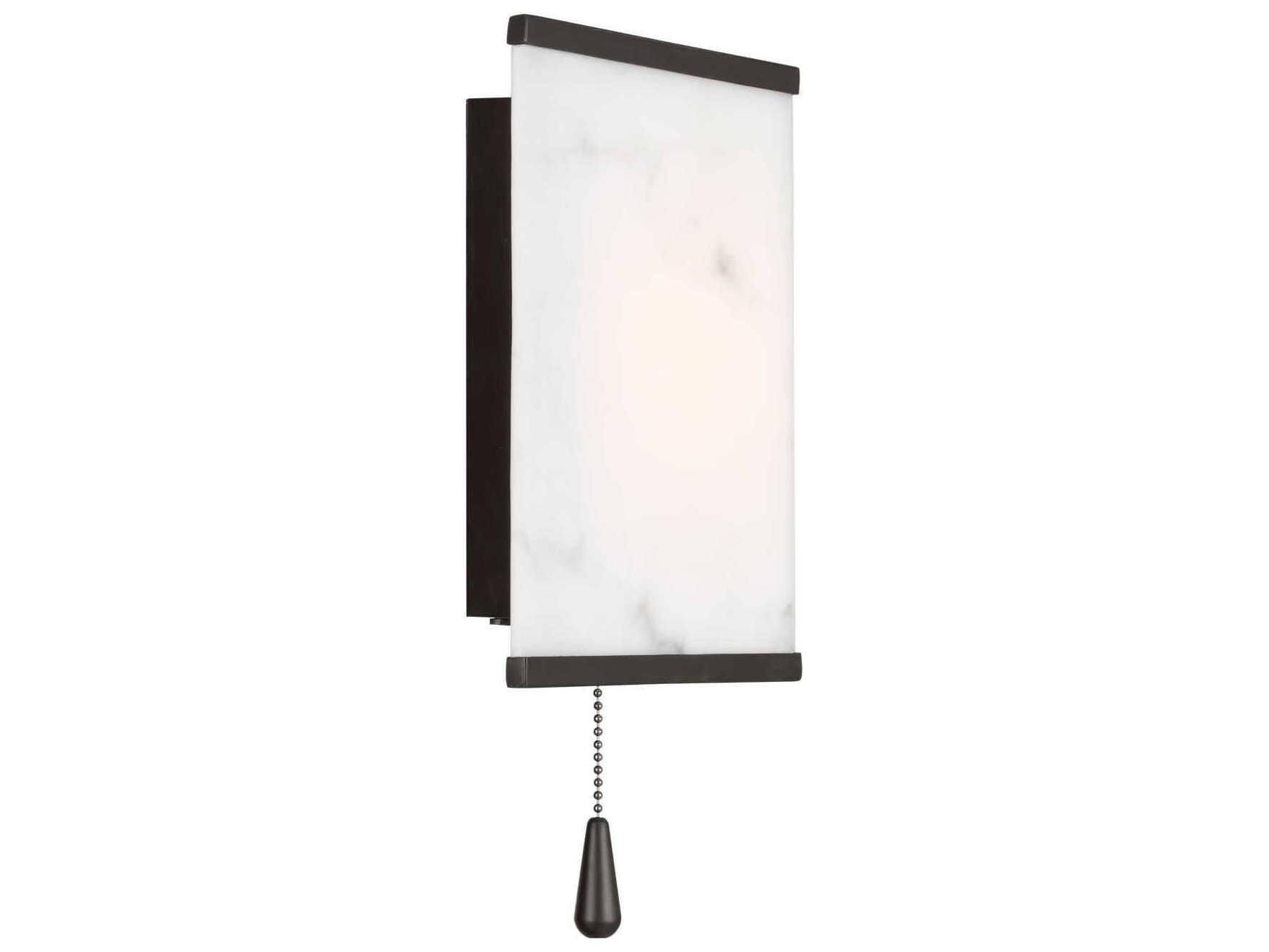 Visual Comfort Studio Cleor Aged Iron Black Wall Sconce