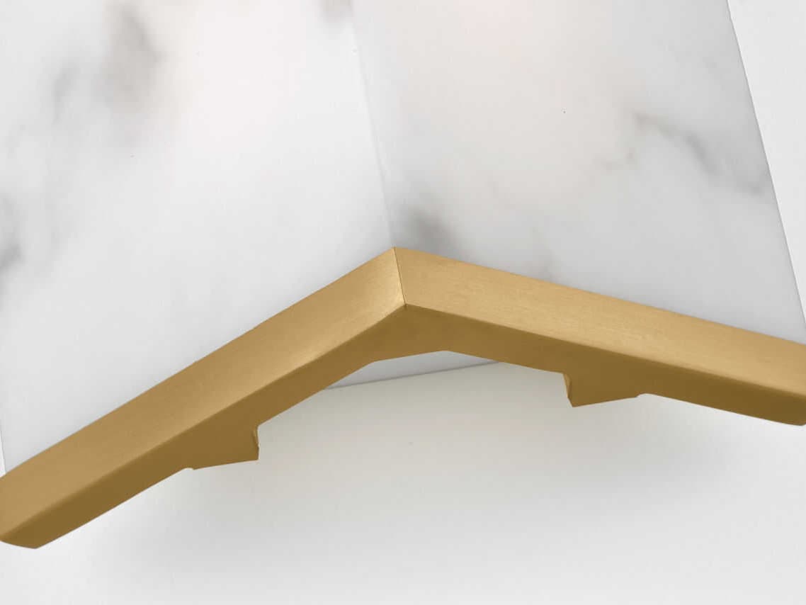 Visual Comfort Studio Cleor Burnished Brass Vanity Light