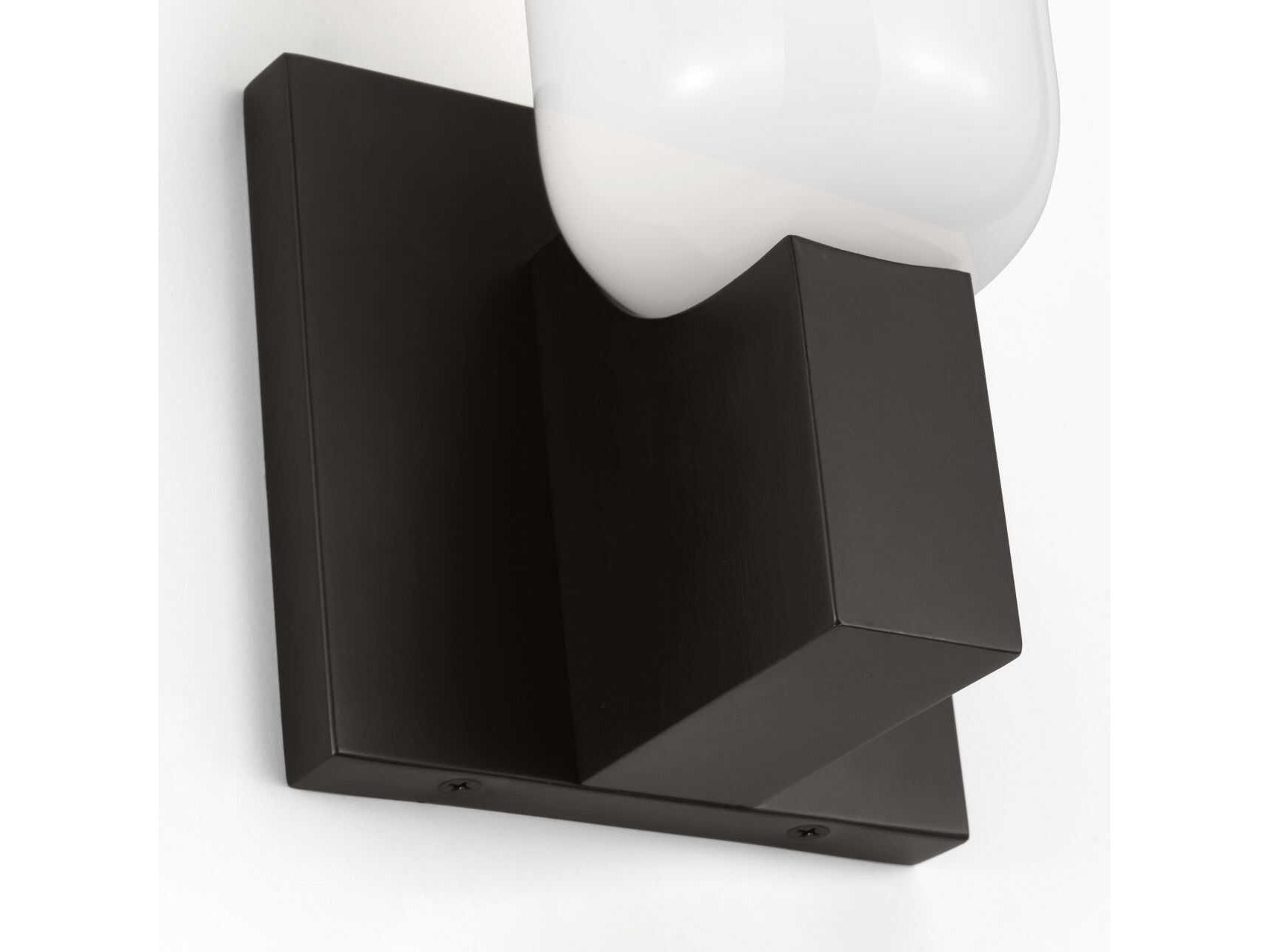 Visual Comfort Studio Maroux 1-Light Aged Iron Black Wall Sconce