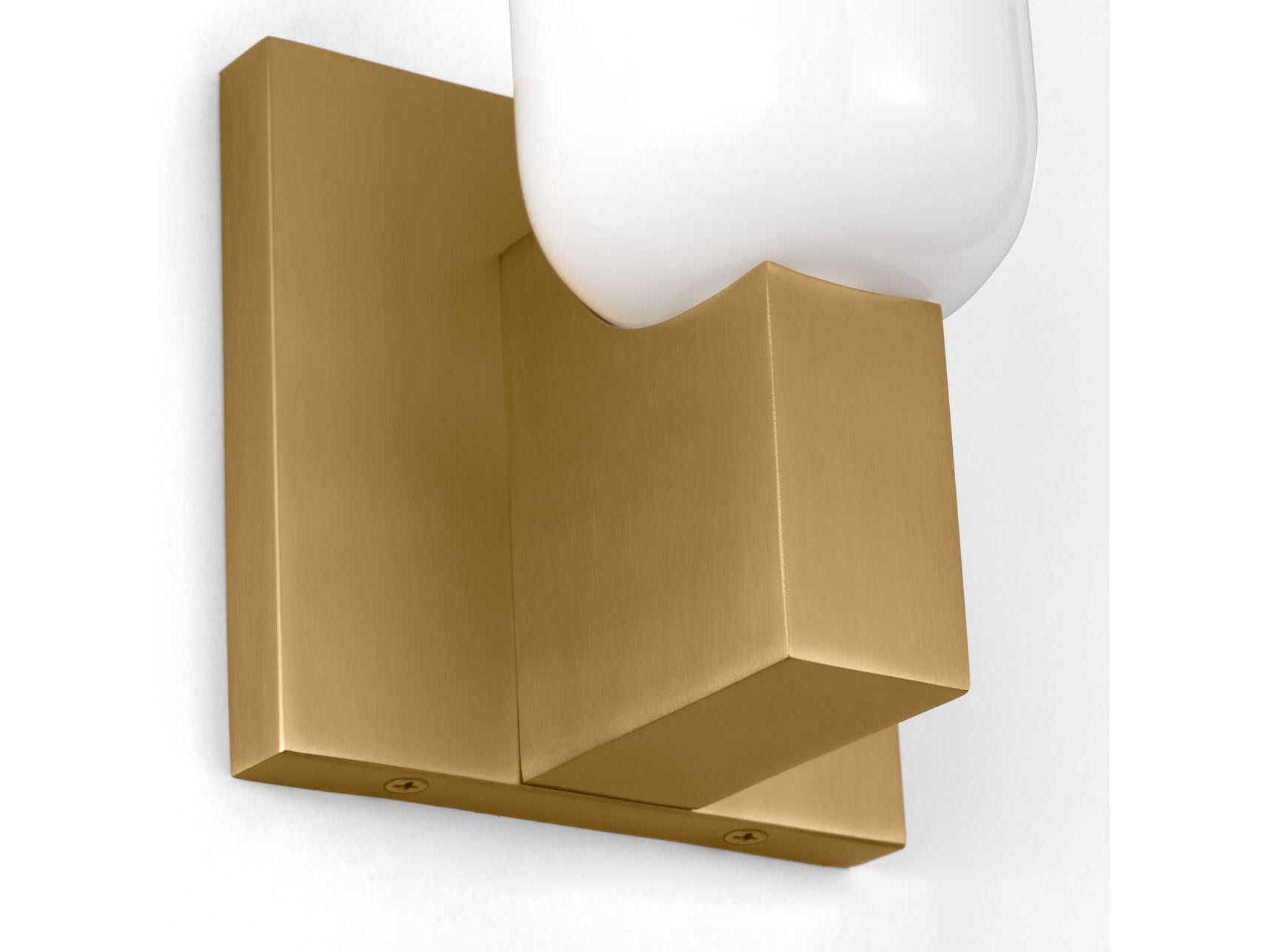 Visual Comfort Studio Maroux 1-Light Burnished Brass Wall Sconce