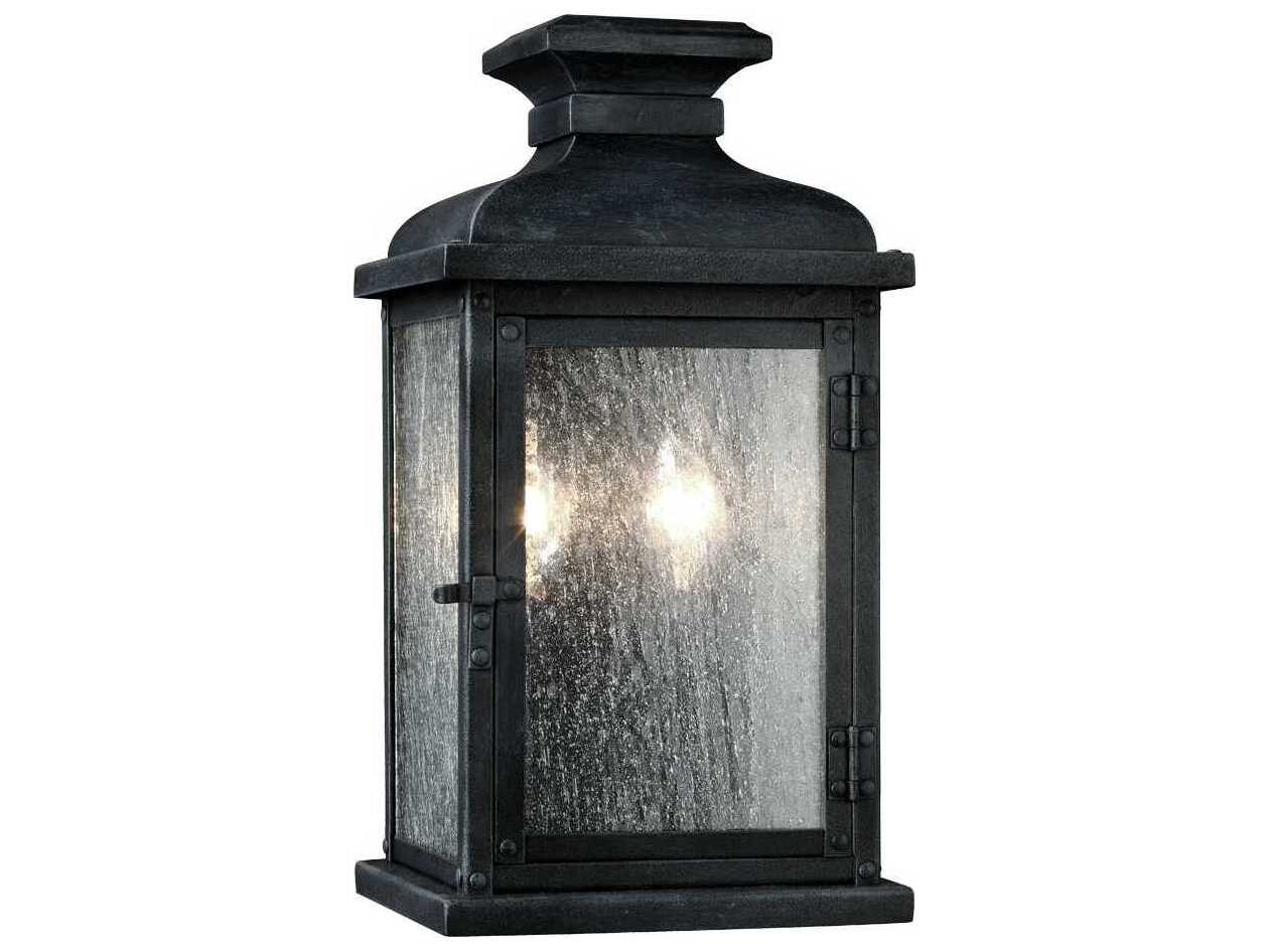 Visual Comfort Studio Pediment 2 - Light Outdoor Wall Light