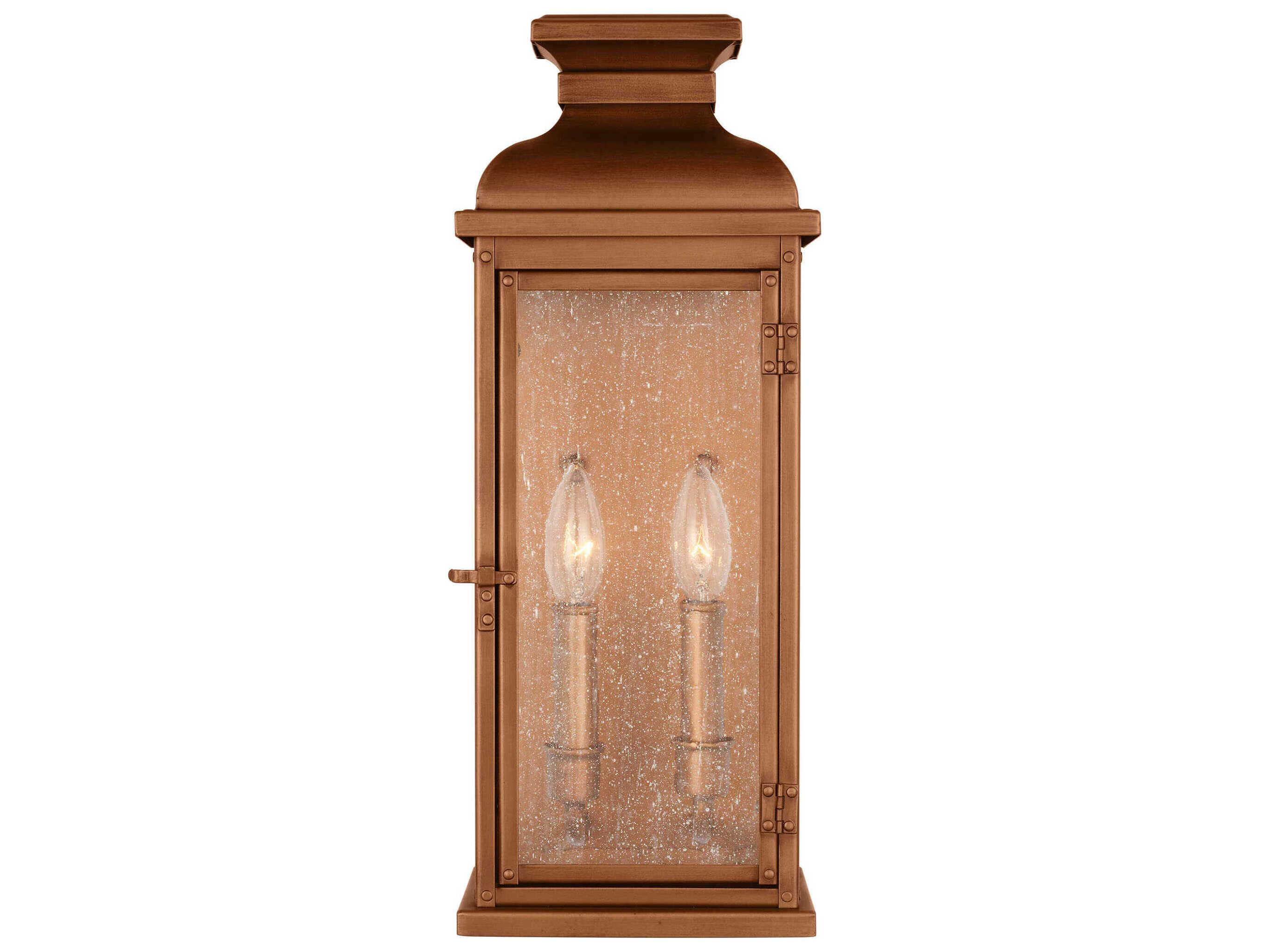 Visual Comfort Studio Pediment 2-Light Outdoor Wall Light