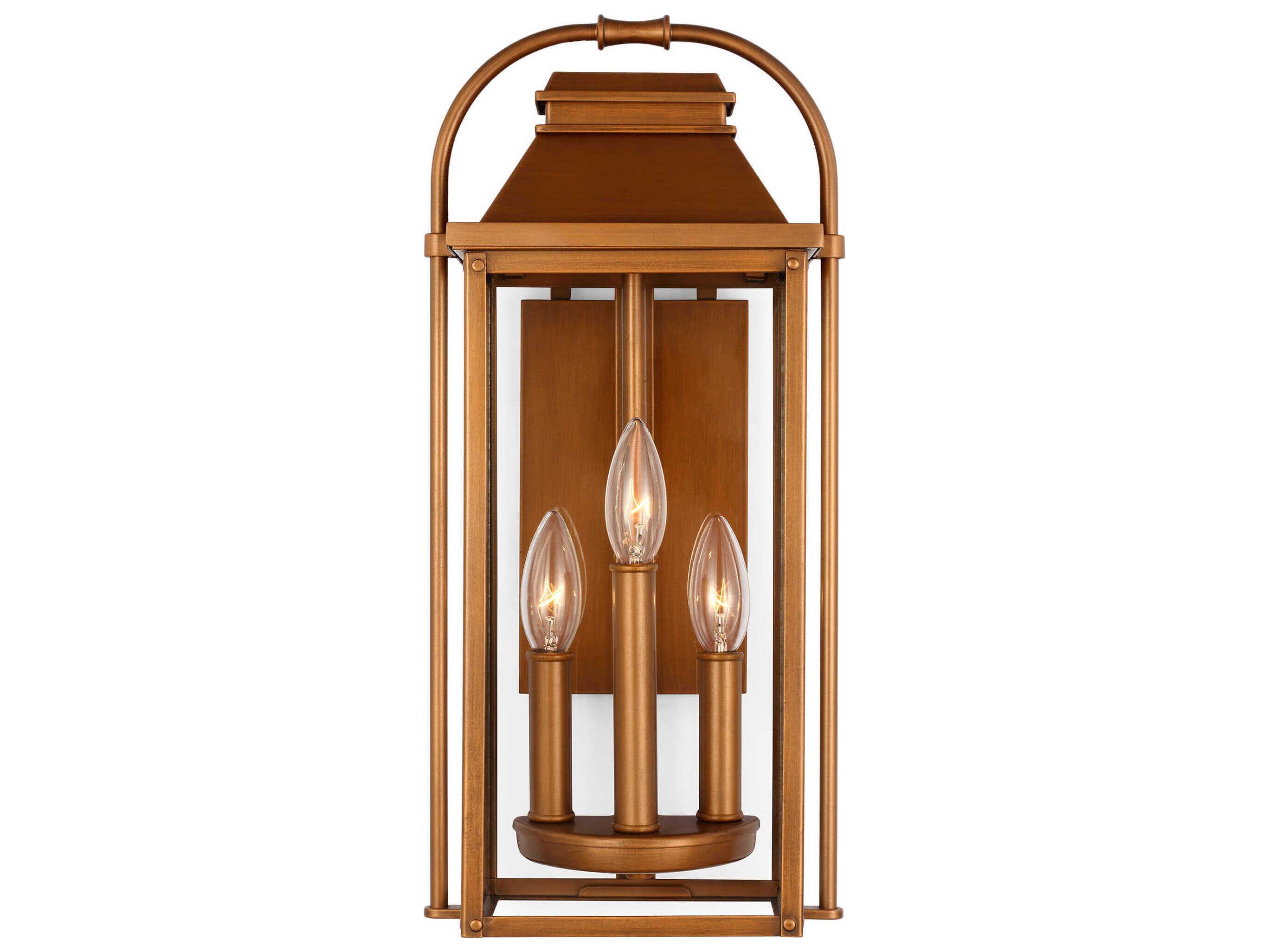 Visual Comfort Studio Wellsworth 3-Light Outdoor Wall Light