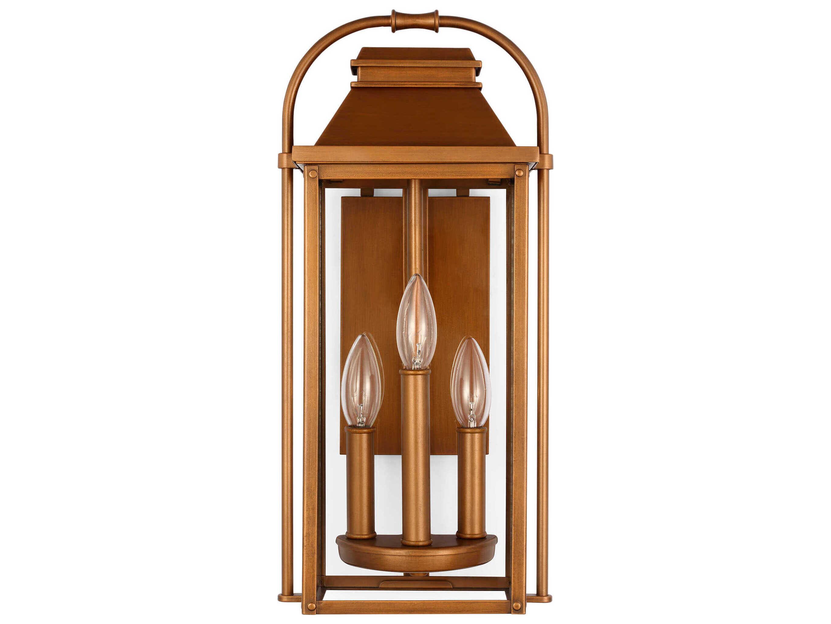 Visual Comfort Studio Wellsworth 3-Light Outdoor Wall Light
