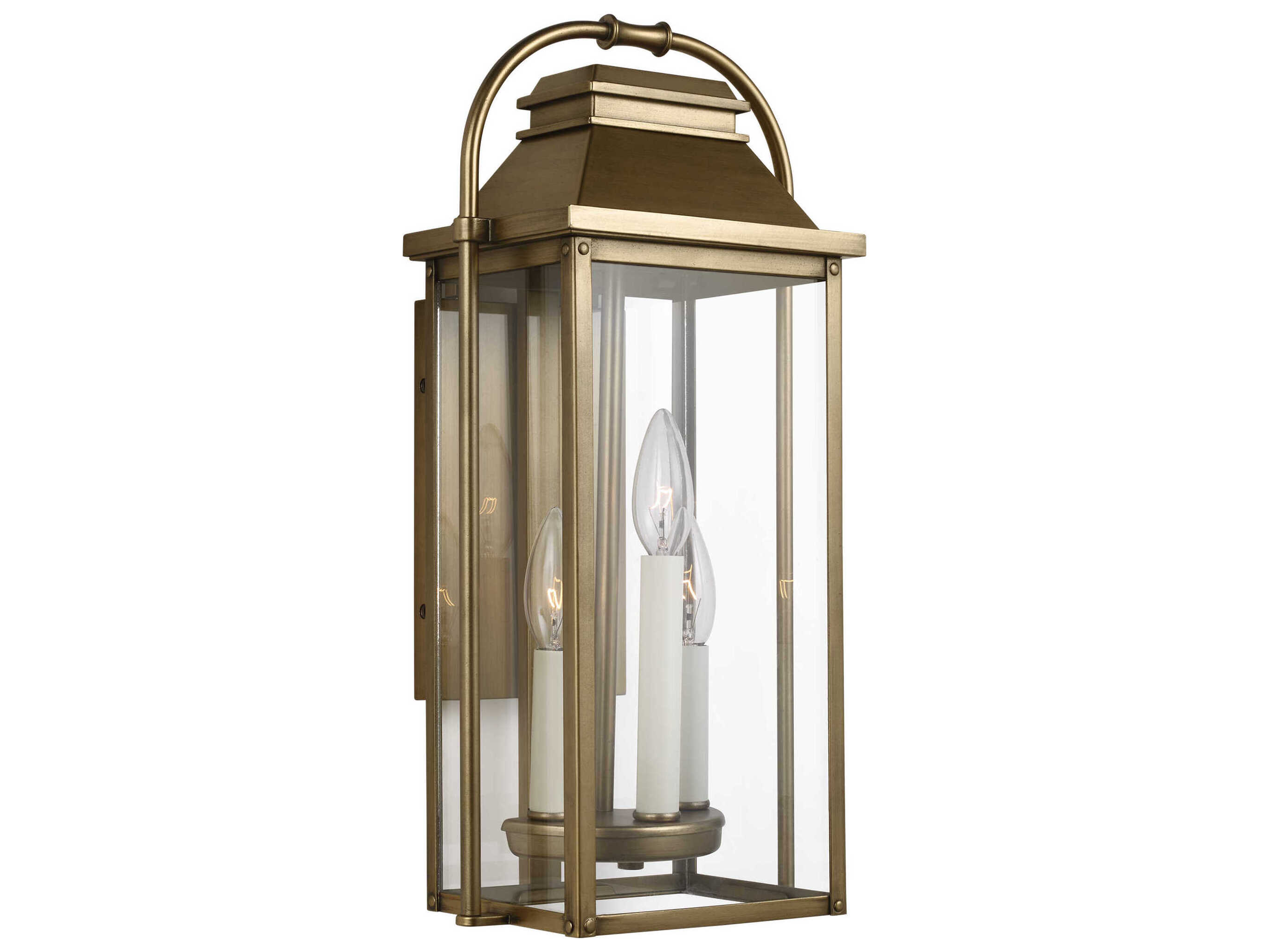 Visual Comfort Studio Wellsworth 3 - Light Outdoor Wall Light