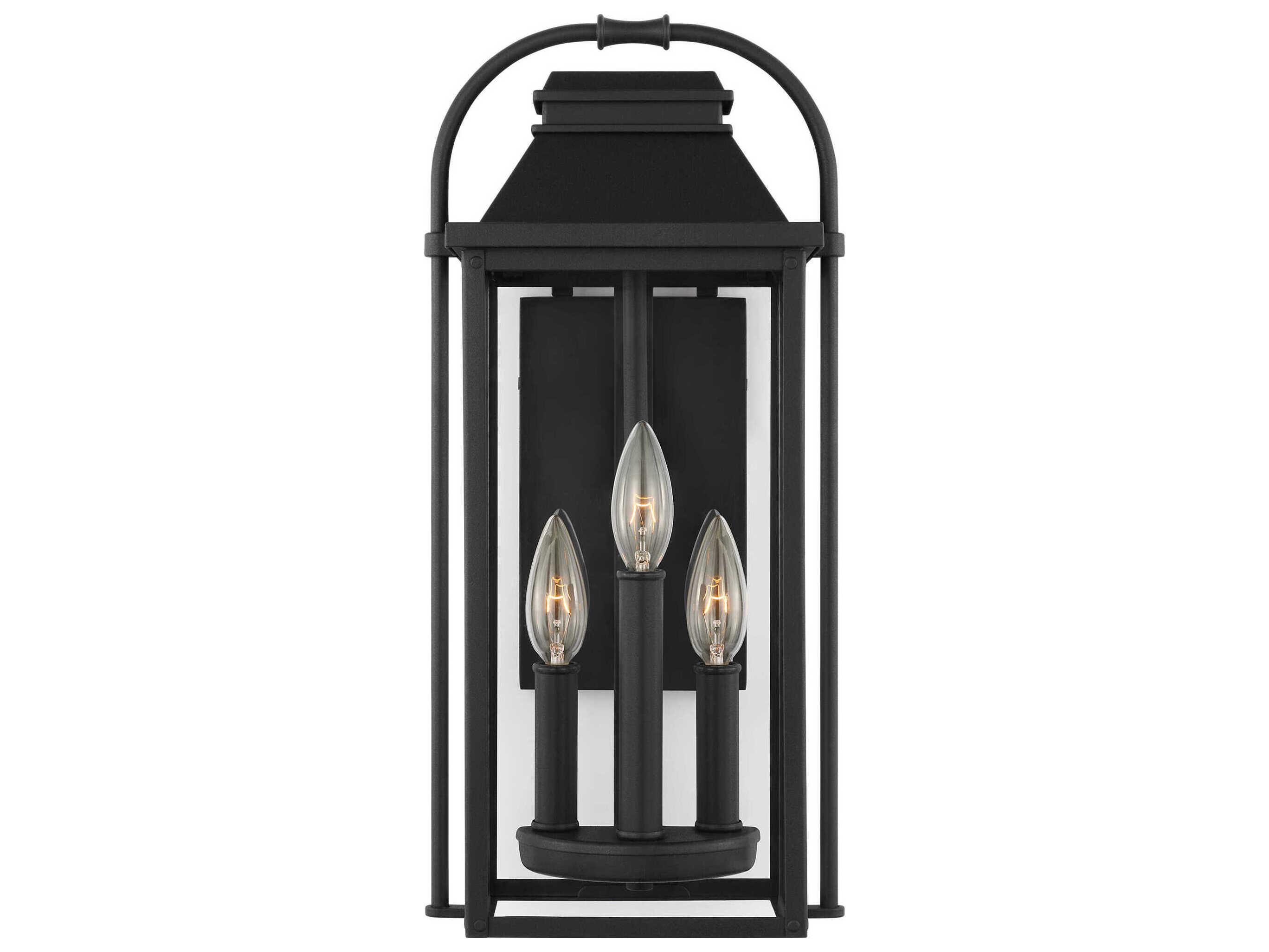 Visual Comfort Studio Wellsworth 3-Light Outdoor Wall Light