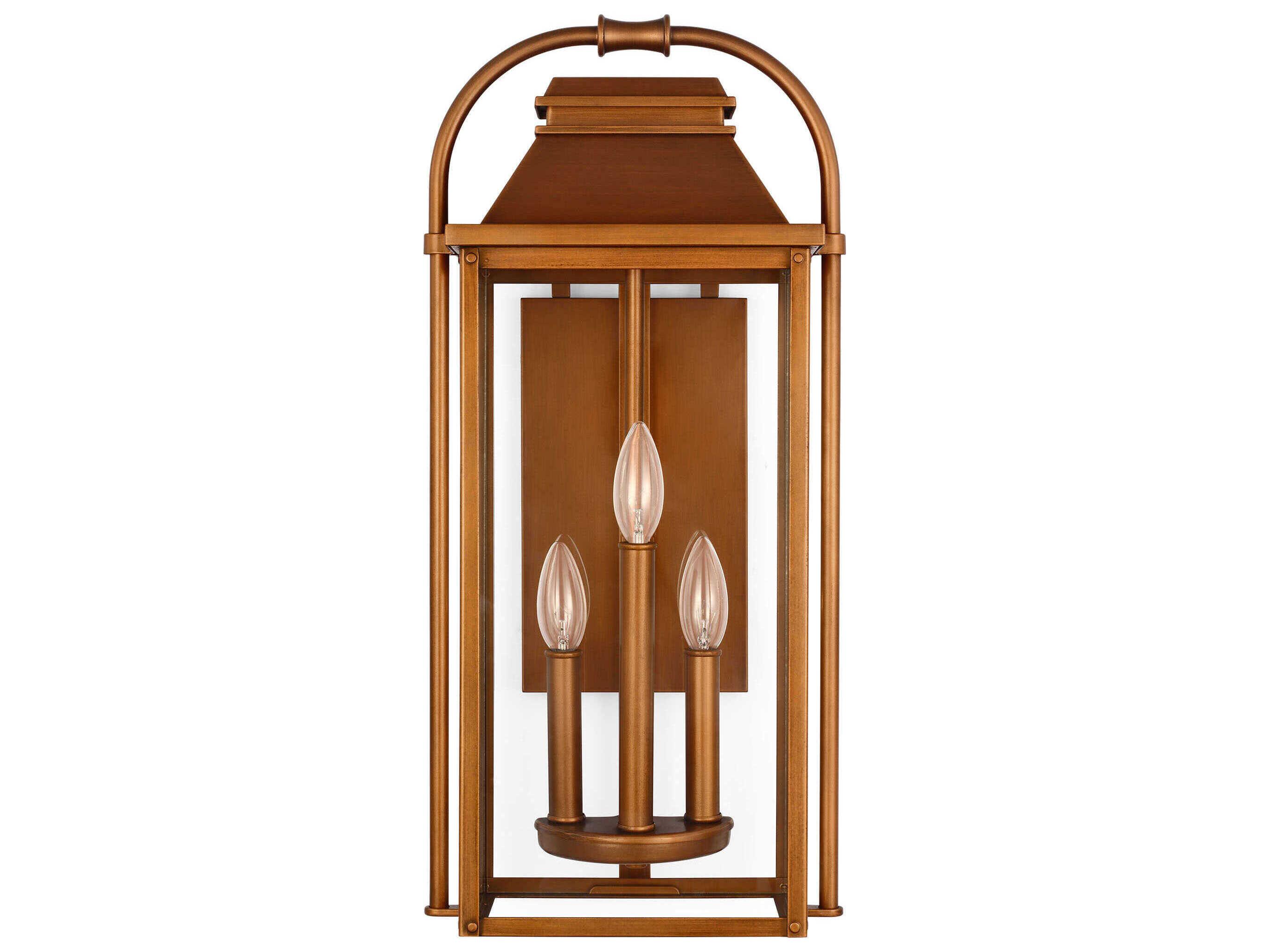 Visual Comfort Studio Wellsworth 3-Light Outdoor Wall Light