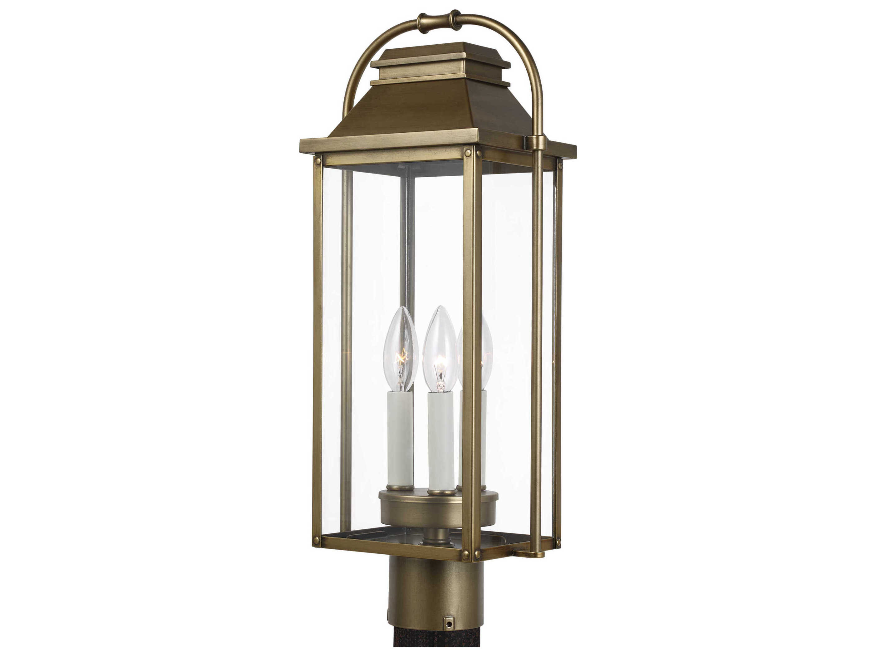 Visual Comfort Studio Wellsworth 3 - Light Outdoor Post Light