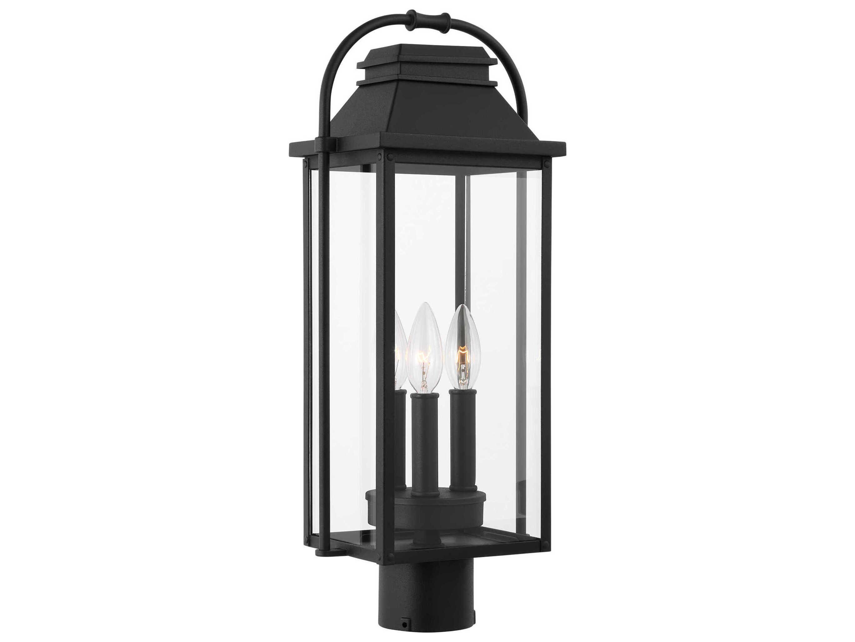 Visual Comfort Studio Wellsworth 3-Light Outdoor Post Light
