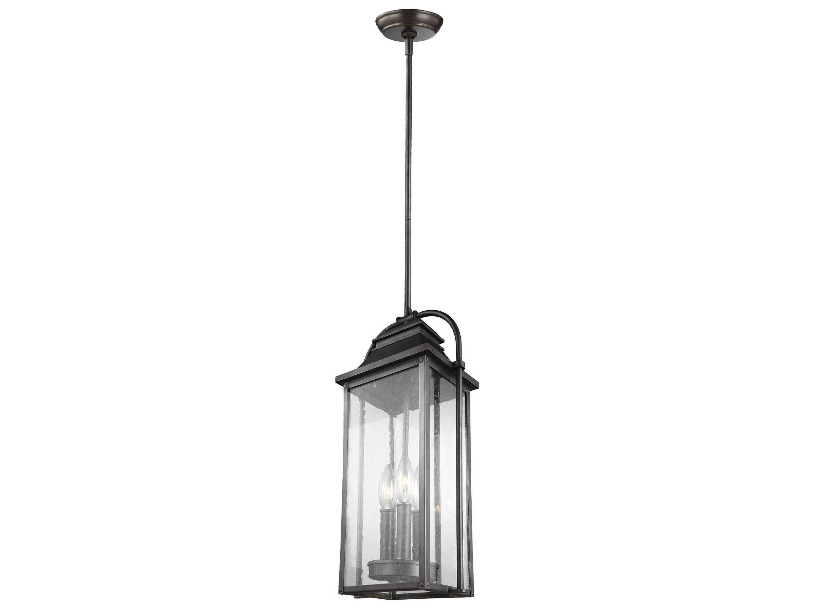 Visual Comfort Studio Wellsworth 3 - Light Outdoor Hanging Light