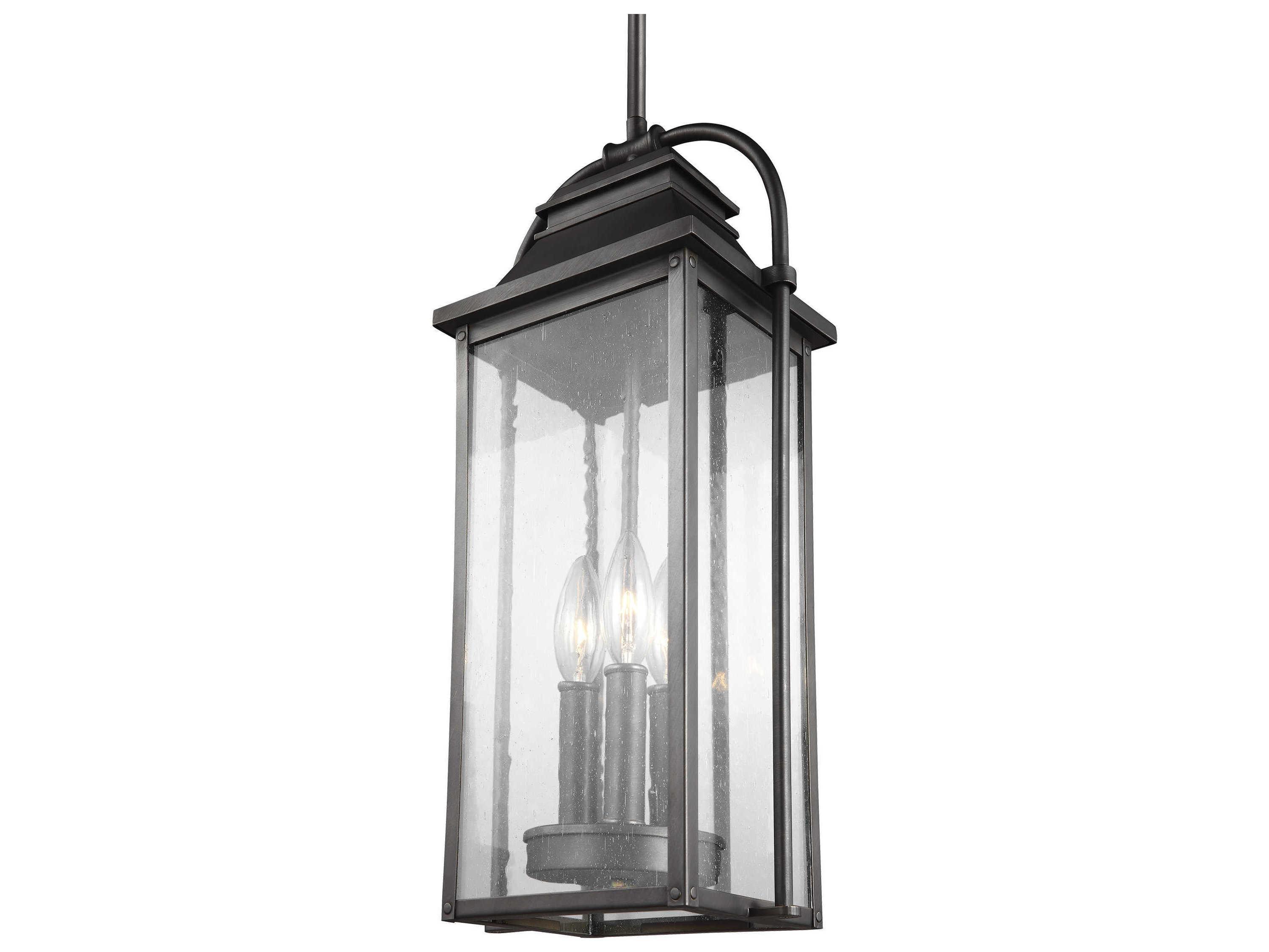 Visual Comfort Studio Wellsworth 3 - Light Outdoor Hanging Light