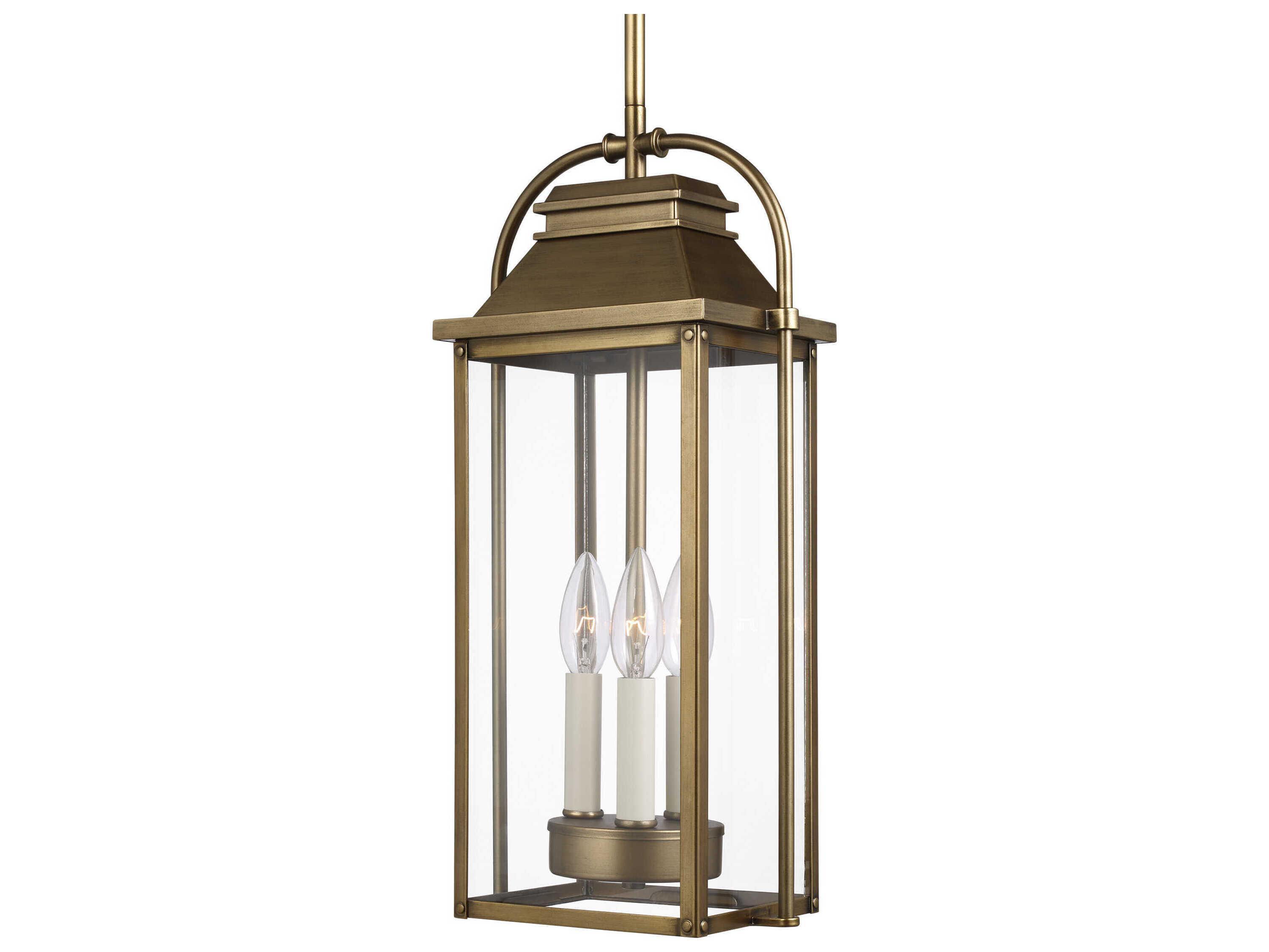 Visual Comfort Studio Wellsworth 3 - Light Outdoor Hanging Light