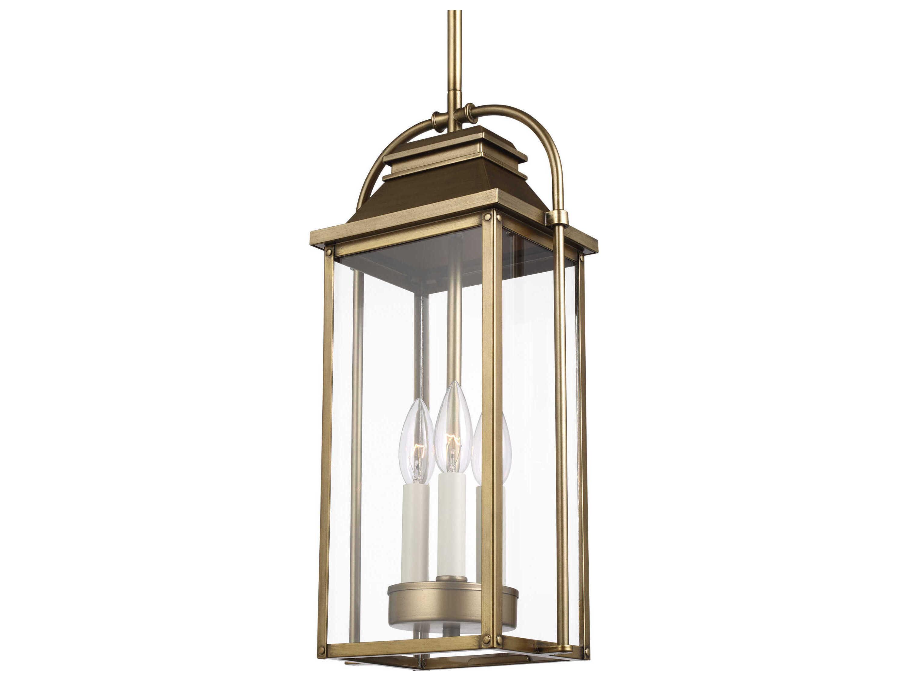 Visual Comfort Studio Wellsworth 3 - Light Outdoor Hanging Light