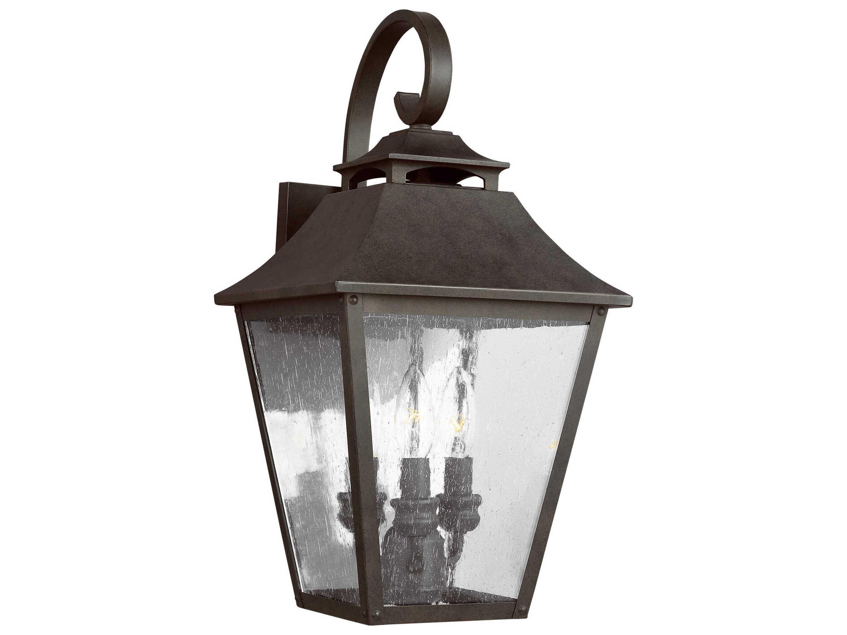 Visual Comfort Studio Galena 3 - Light Outdoor Wall Light