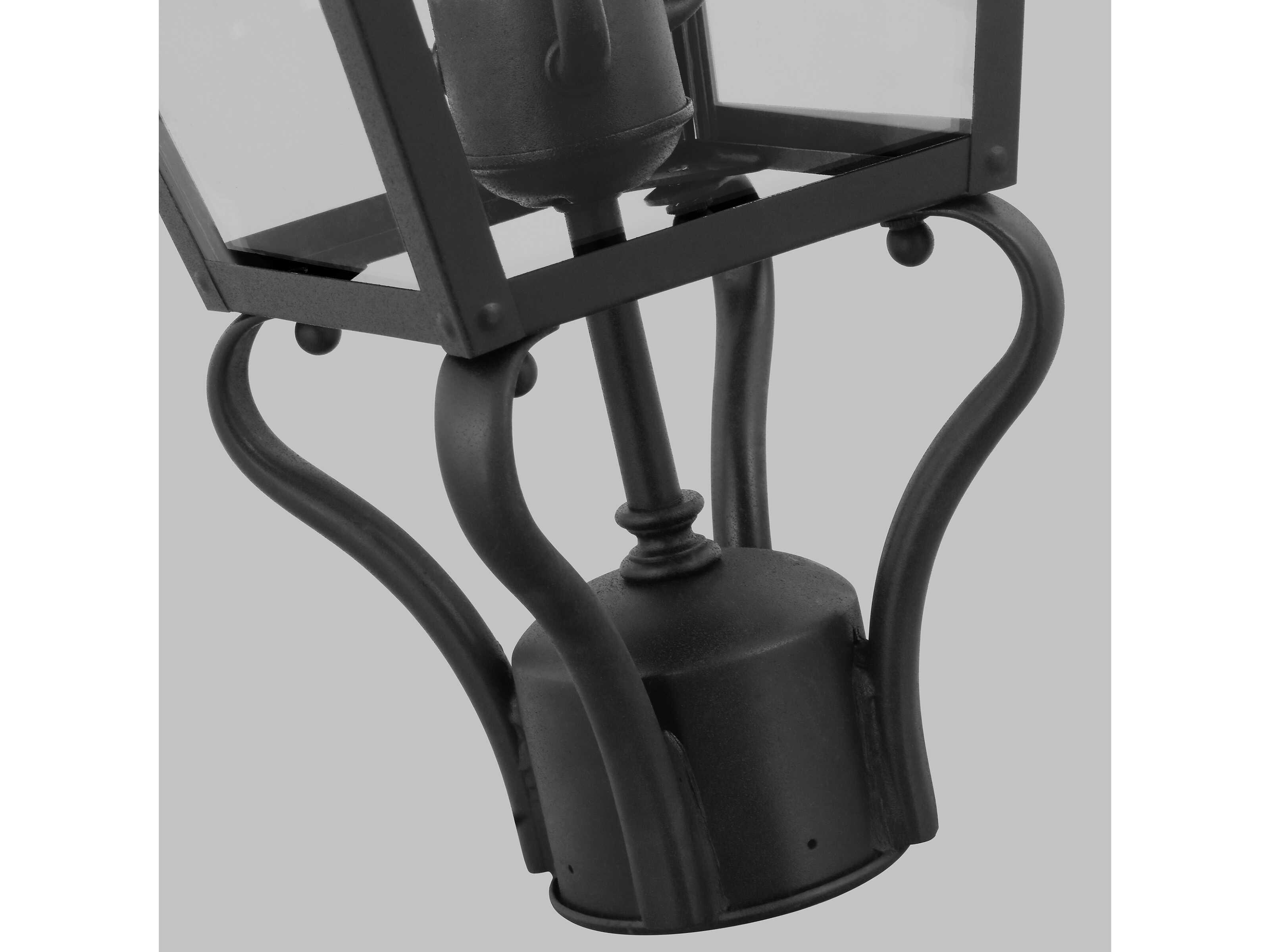 Visual Comfort Studio Galena 3-Light Outdoor Post Light