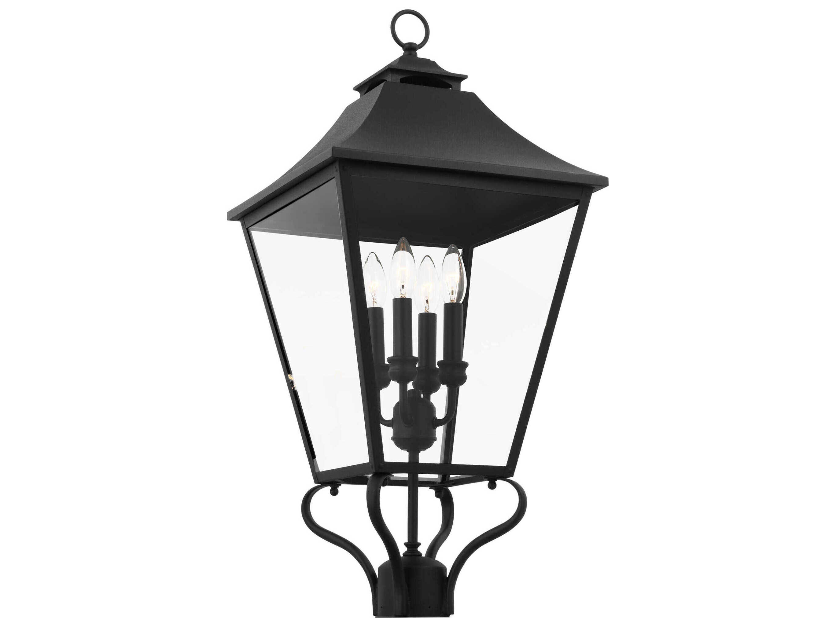 Visual Comfort Studio Galena 4-Light Outdoor Post Light